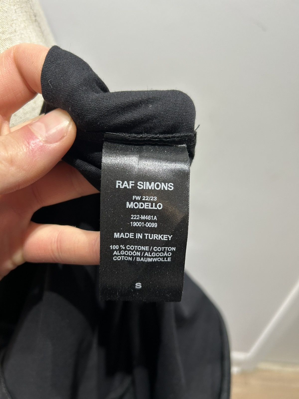 Raf Simons Funnel Jersey Jumpsuit with Logo Size 28" / US 6 / IT 42 - 8 Thumbnail