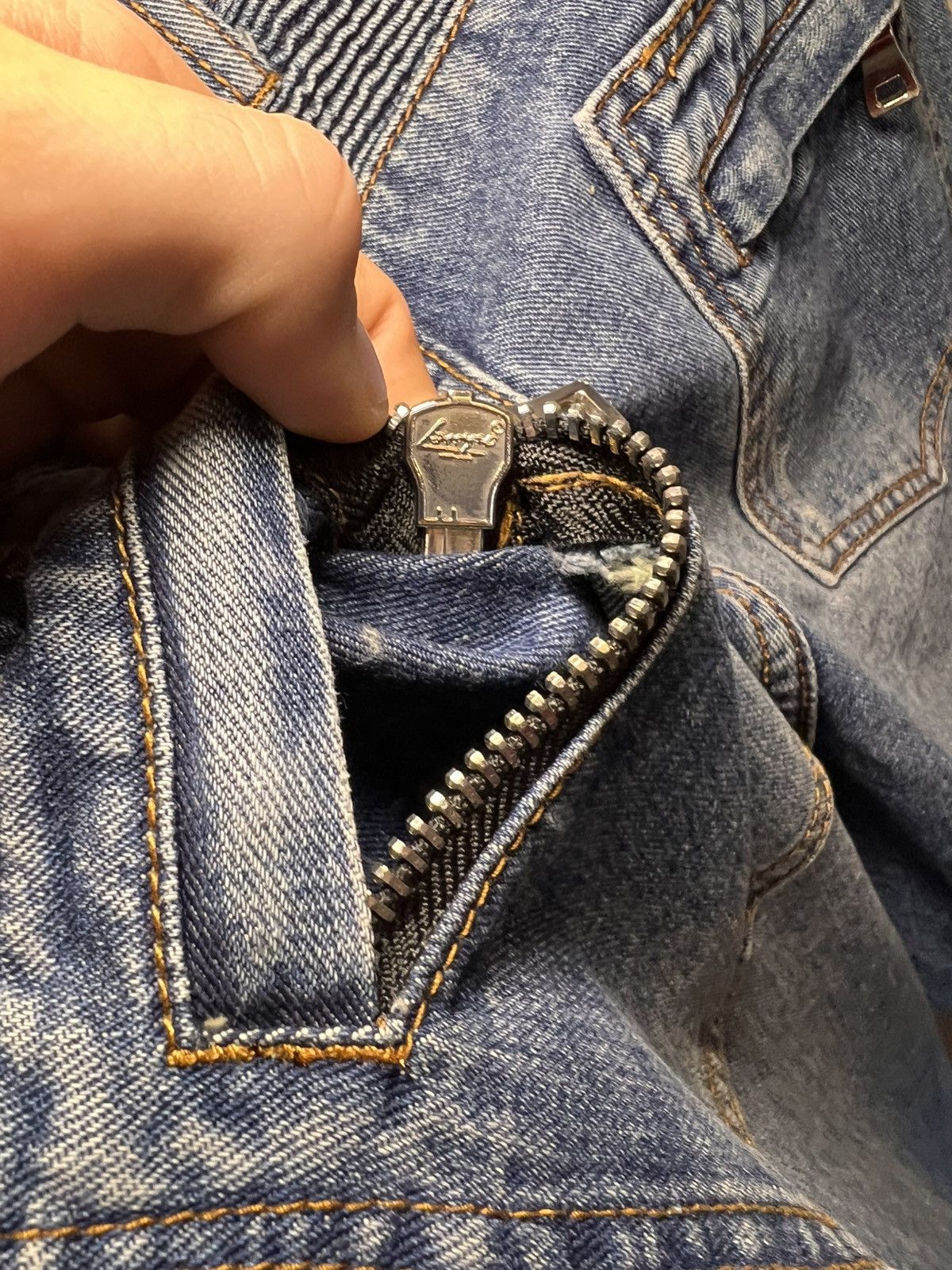 Balmain Vintage Balmain biker jeans Size US 34 / EU 50 - 4 Thumbnail