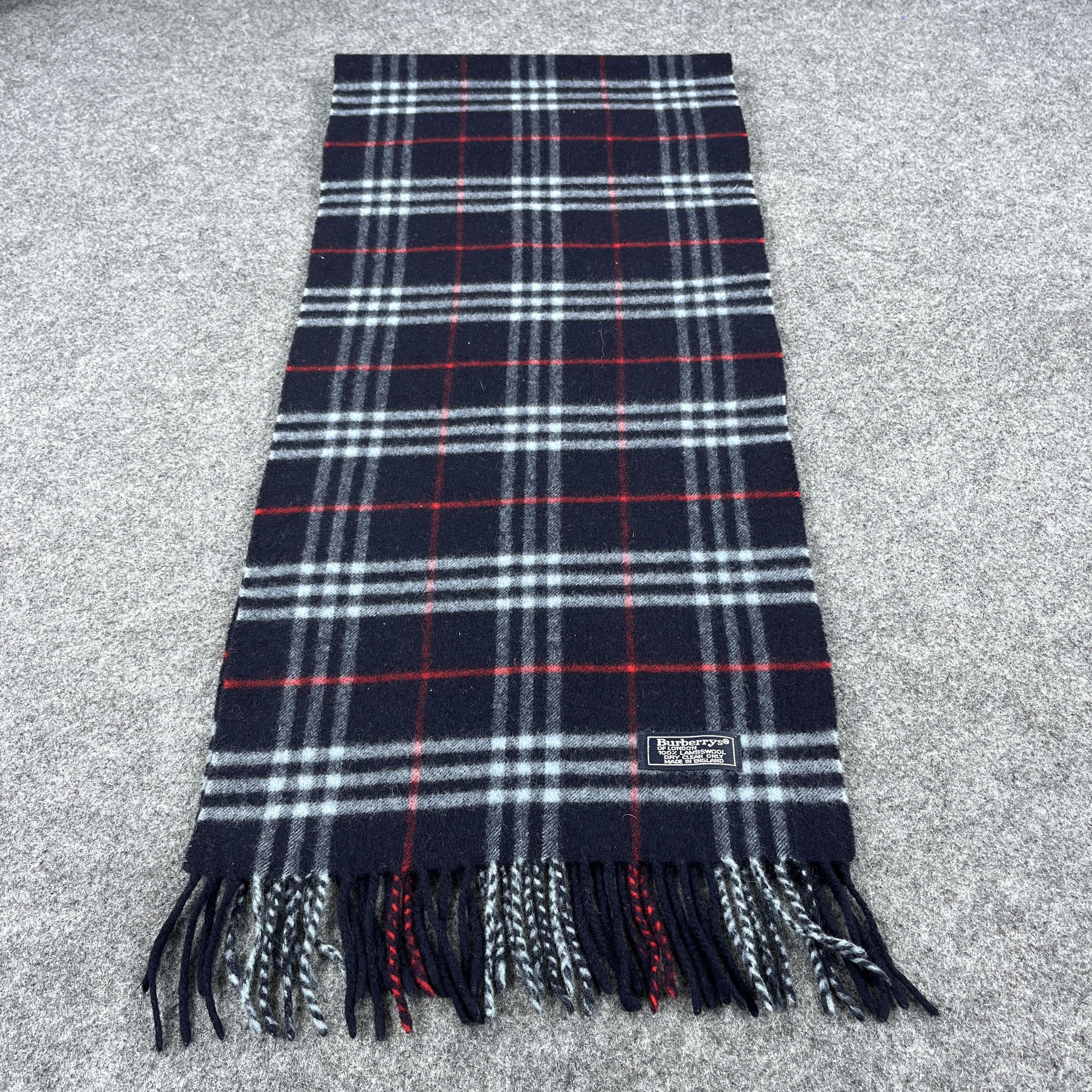 Burberry × Vintage Burberry Scarf / Muffler / Neckwear T1513 Size ONE SIZE - 2 Thumbnail