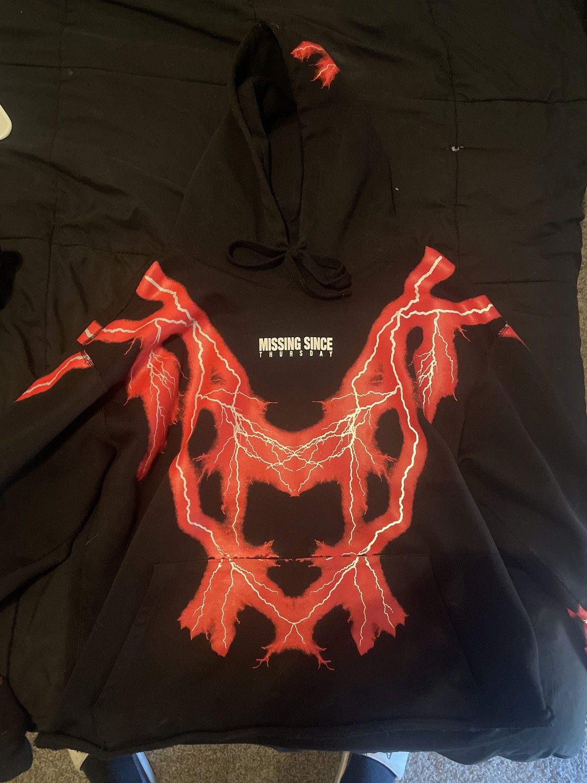 Missing Since Thursday Red lightning hoodie Size US L / EU 52-54 / 3 - 3 Thumbnail