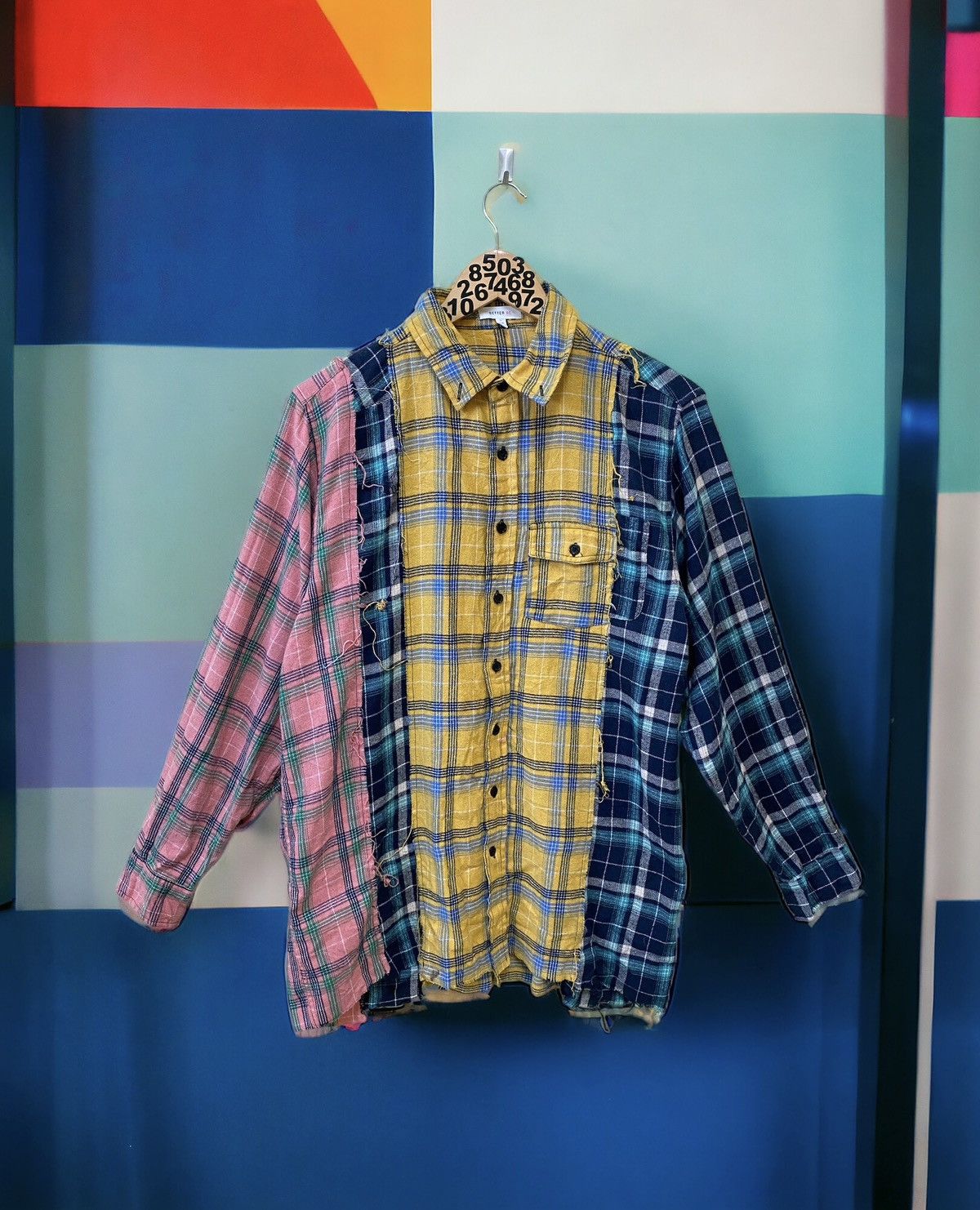 If Six Was Nine Flannel Better Be Reworks Rebuild Shirt Size US L / EU 52-54 / 3 - 1 Thumbnail