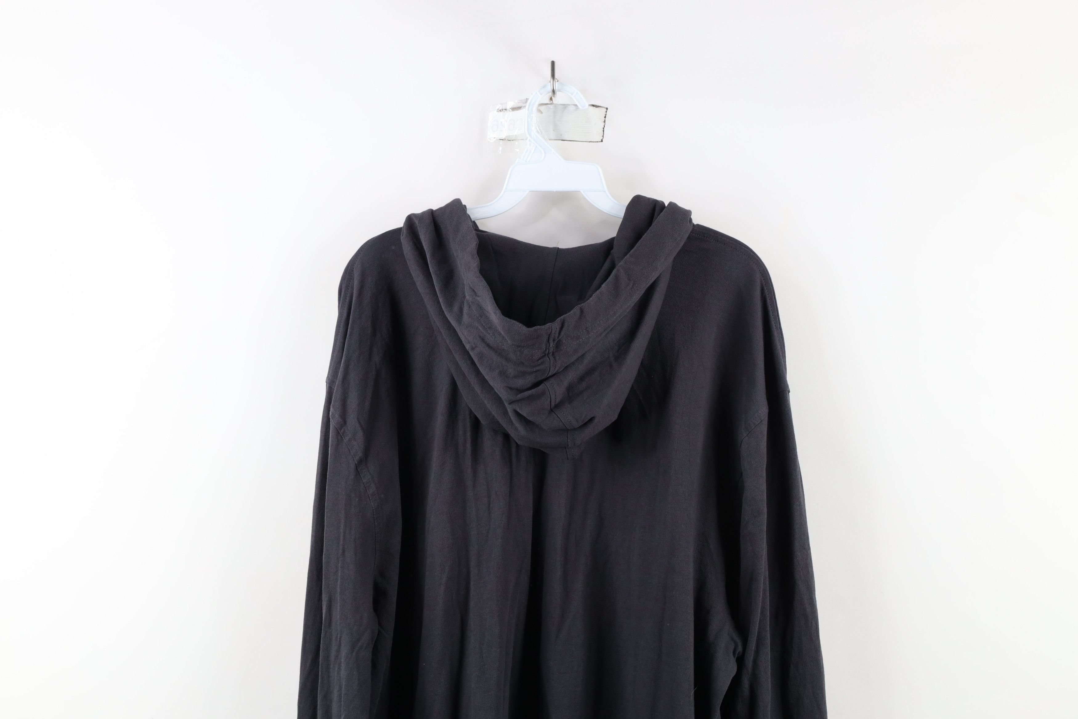 The North Face × Vintage The North Face Spell Out Lightweight Hooded Henley T-Shirt Size US XXL / EU 58 / 5 - 10 Thumbnail