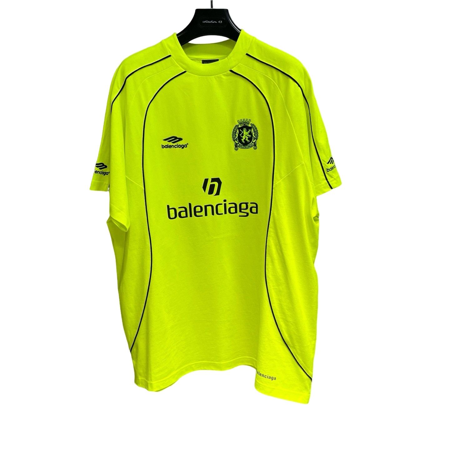 Balenciaga Balenciaga Neon Yellow Soccer Jersey Tee | Grailed