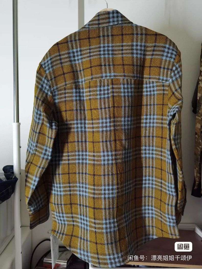 Song For The Mute Song For The Mute yellow checkered shirt jacket coat Size US S / EU 44-46 / 1 - 2 Thumbnail
