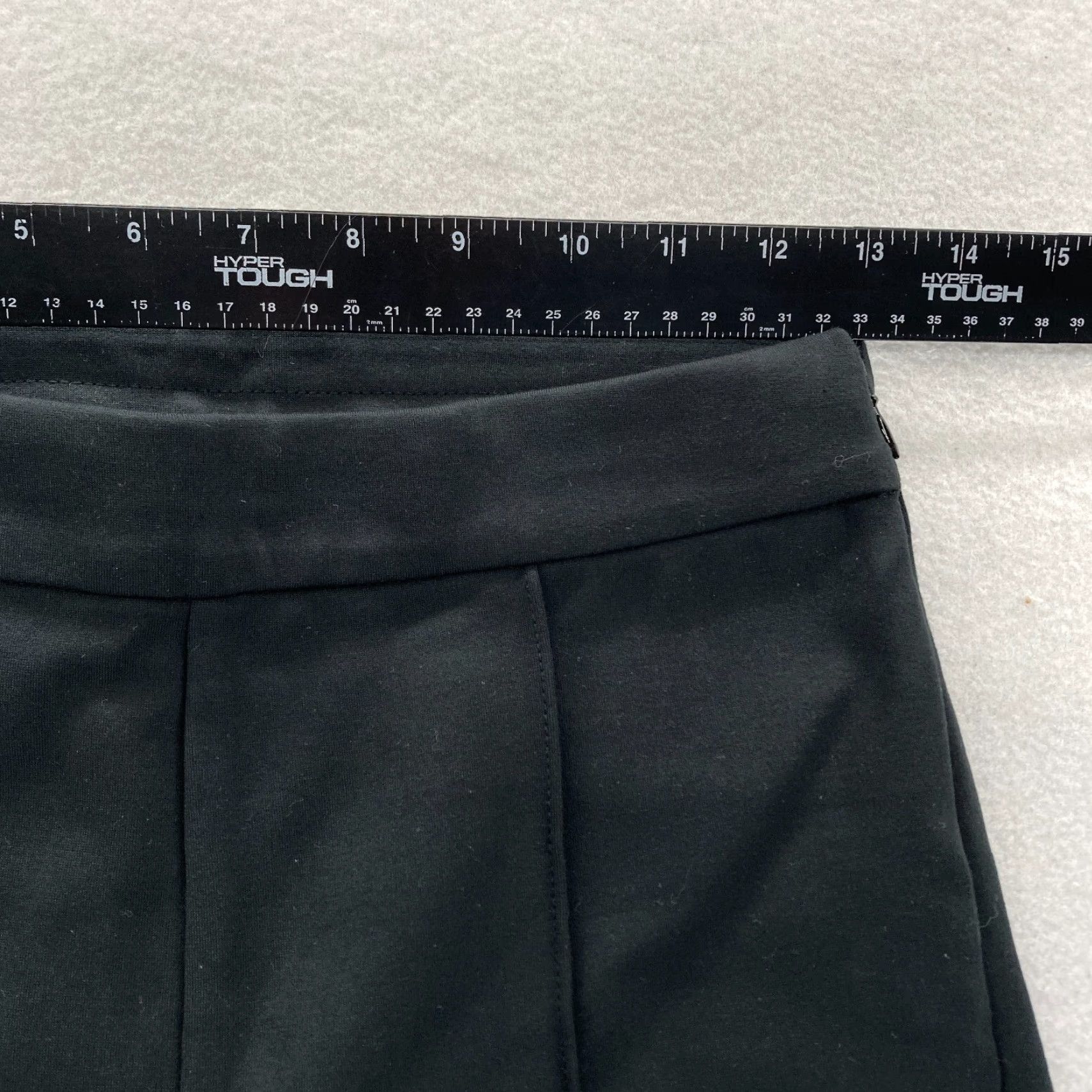 J.Crew J.CREW Crop Flare Ponte Pants Women's 2 Black Stretch Side Zip Casual Comfort Size 26" / US 2 / IT 38 - 7 Thumbnail