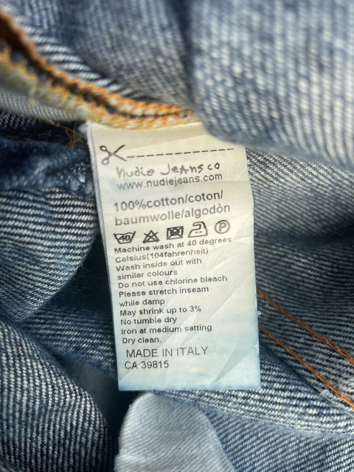 Nudie Jeans Vintage Nudie Even Steven Denim Size US 35 - 16 Thumbnail