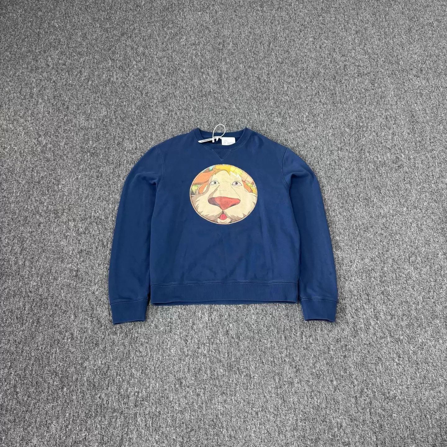 Loewe Blue Long Sleeve Graphic Sweatshirt Size L Size US L / EU 52-54 / 3 - 1 Thumbnail