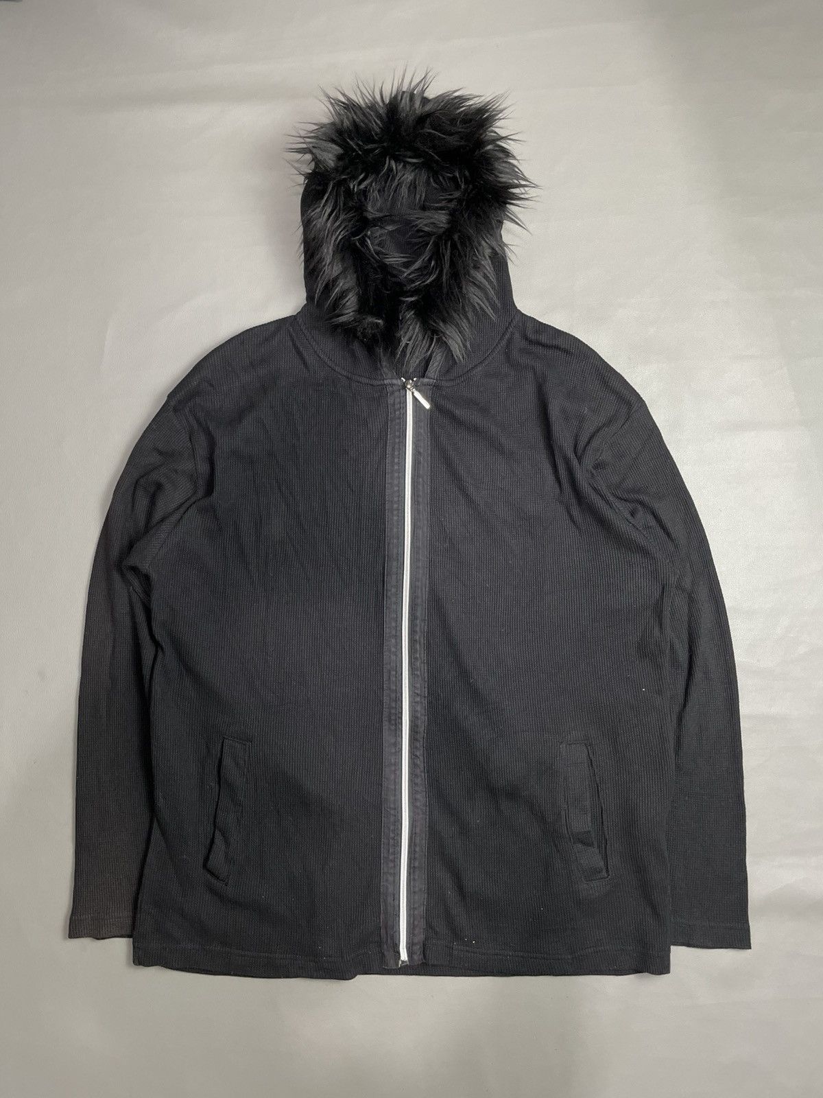 Japanese Brand Japanese casual basic Fur Hoodie Size US L / EU 52-54 / 3 - 1 Thumbnail