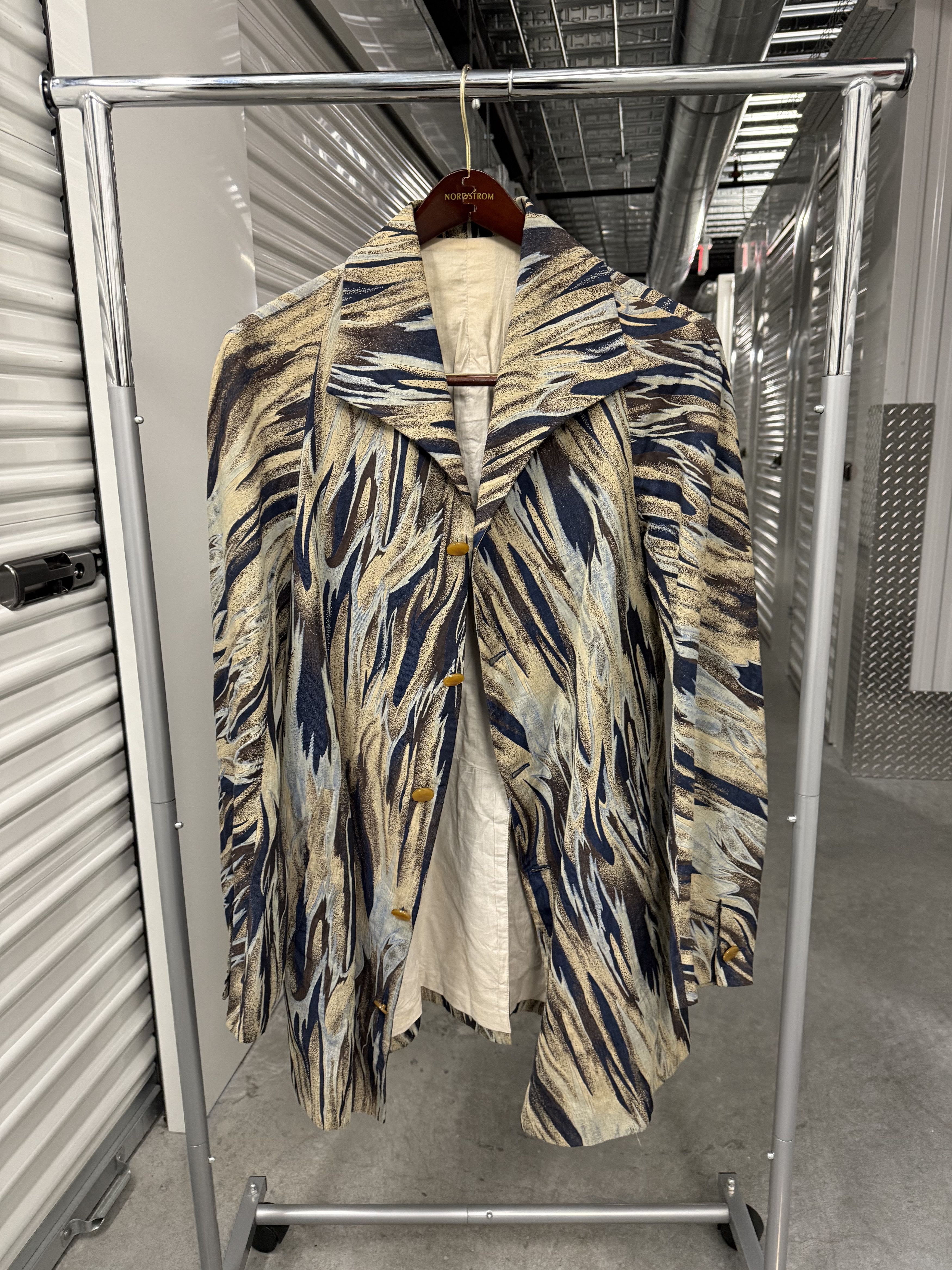 Vintage Vivienne Westwood Blazer Jacket Abstract Flame Print