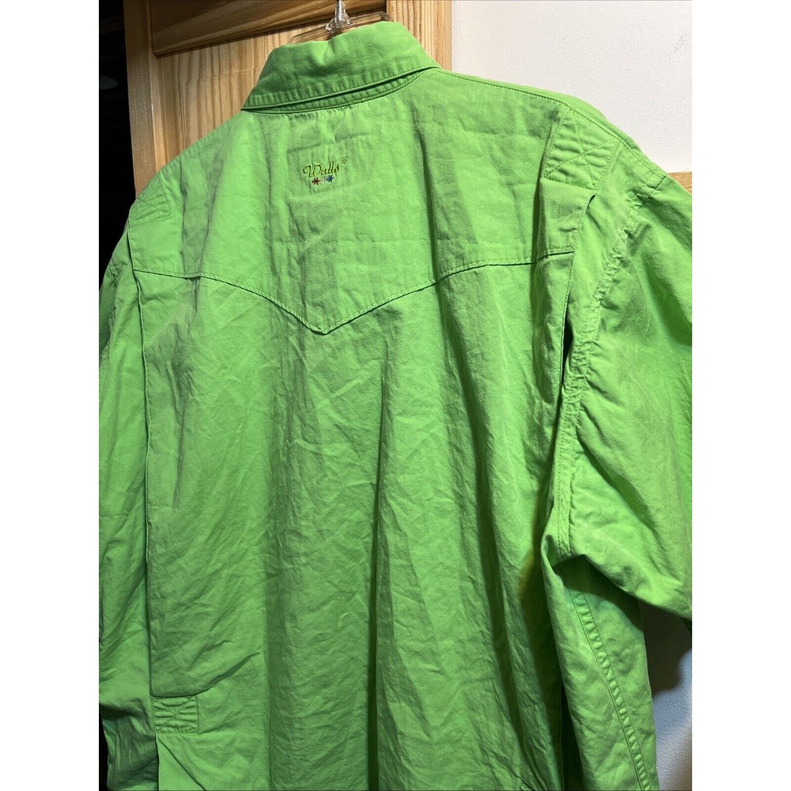 Walls Walls Vintage Shirt Men’s L Green Short Sleeve Pockets Ranch Size US L / EU 52-54 / 3 - 11 Thumbnail