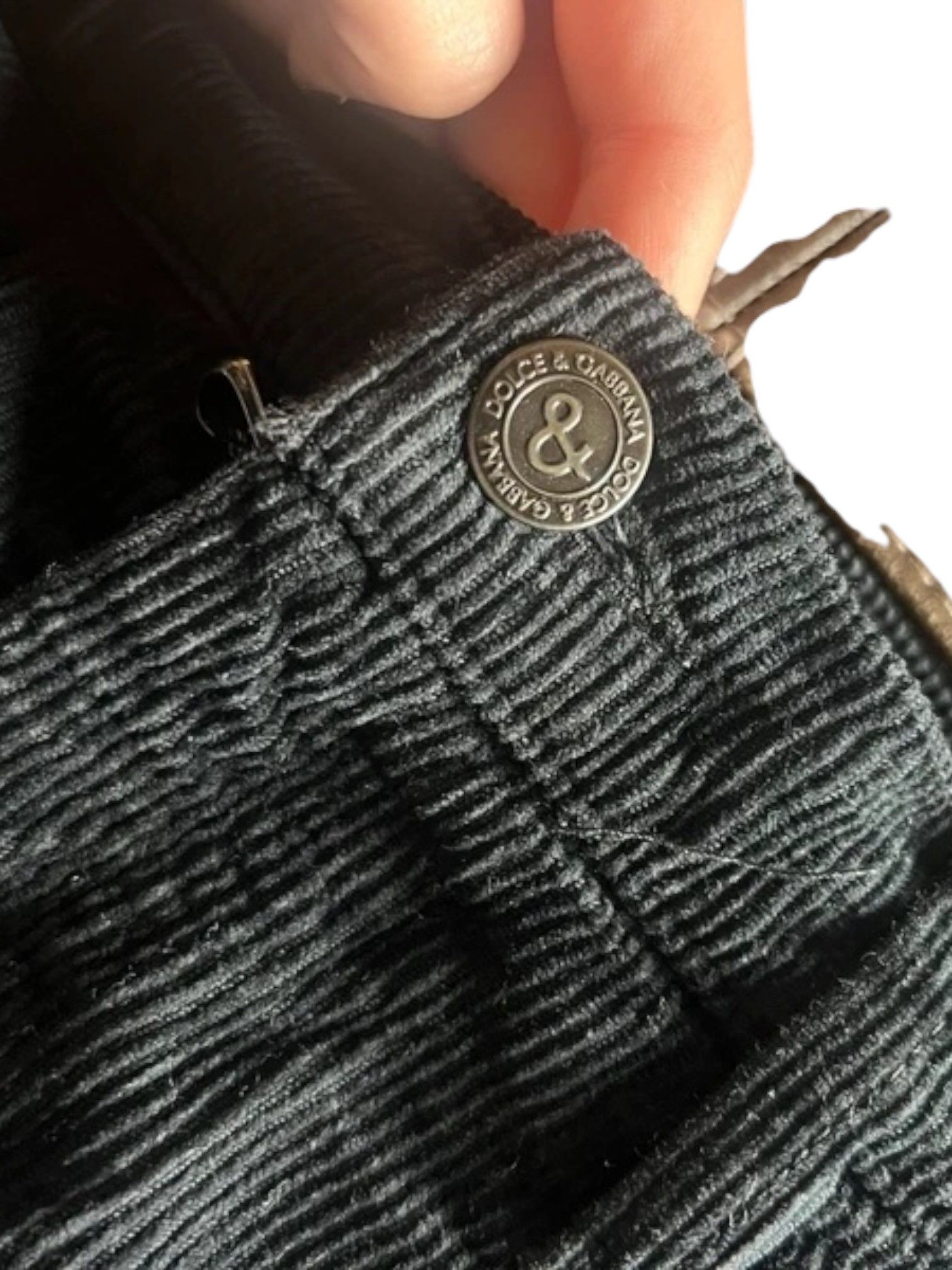 Dolce & Gabbana Dolce & Gabbana Corduroy Cargo Trousers c. 2000s Size US 32 / EU 48 - 5 Thumbnail
