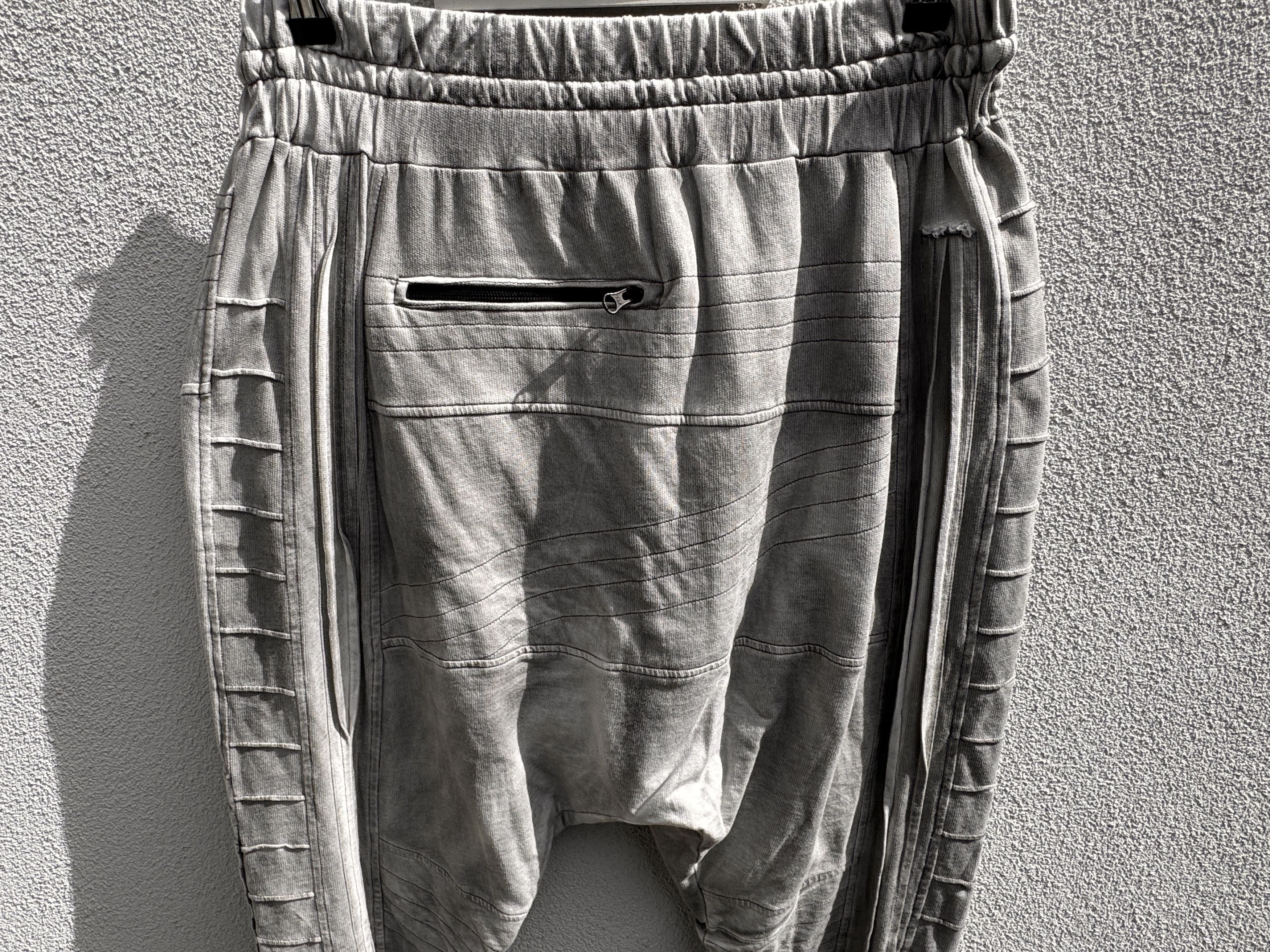 Demobaza DEMOBAZA Grey Sweatpants Trousers Vintage Destroy Effect XL Size US 34 / EU 50 - 7 Thumbnail