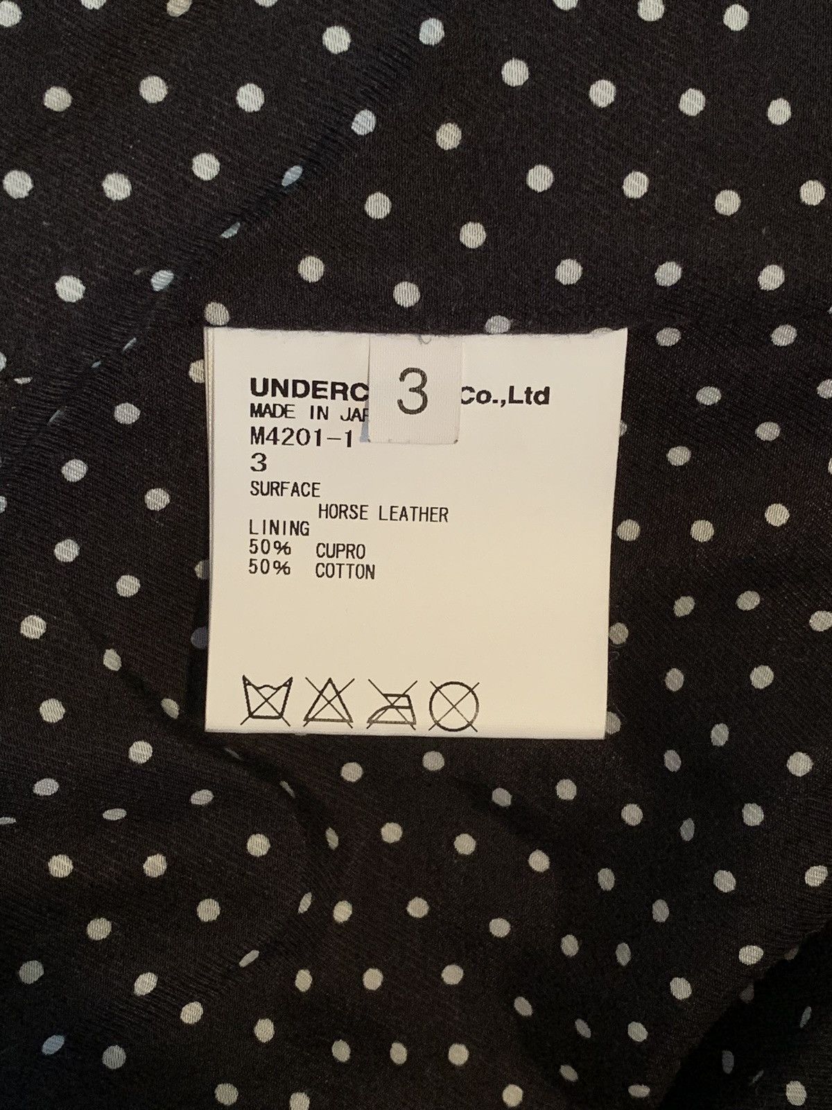 Undercover Undercover SS14 “Psychocandy” Horsehide Double Rider Jacket Size US M / EU 48-50 / 2 - 4 Thumbnail