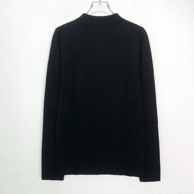 Burberry Burberry Black TB Logo Wool Polo Shirt (Size S) Size US S / EU 44-46 / 1 - 7 Thumbnail