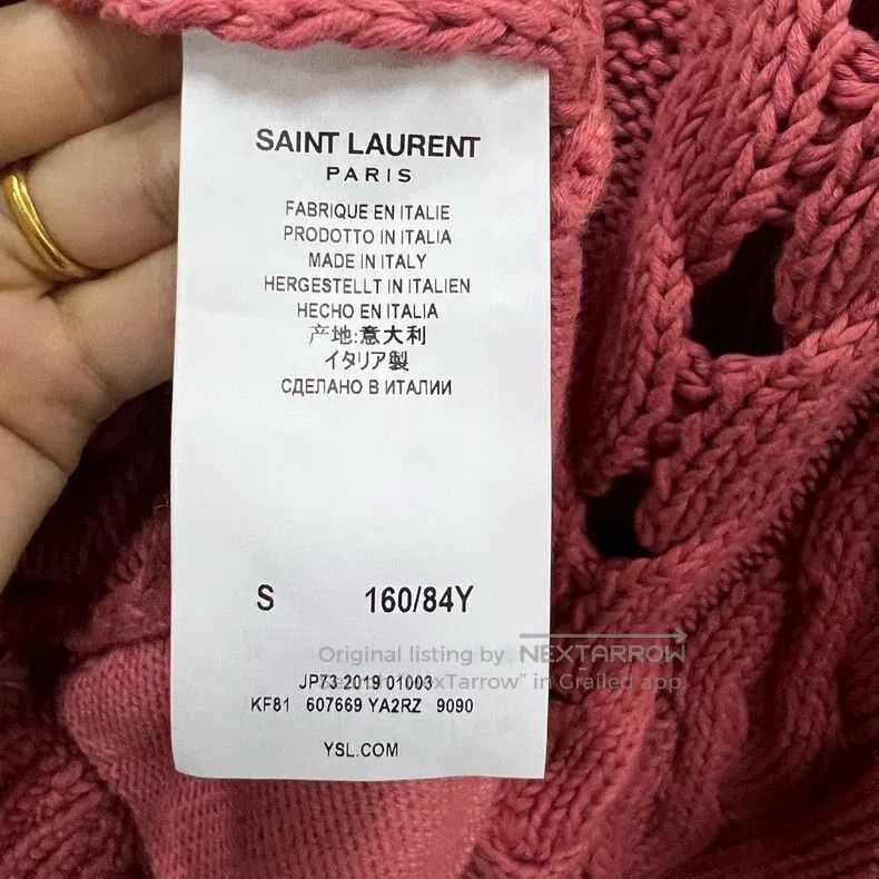Saint Laurent Paris Saint Laurent Paris Patchwork color-block casual hooded kn Size US S / EU 44-46 / 1 - 3 Thumbnail