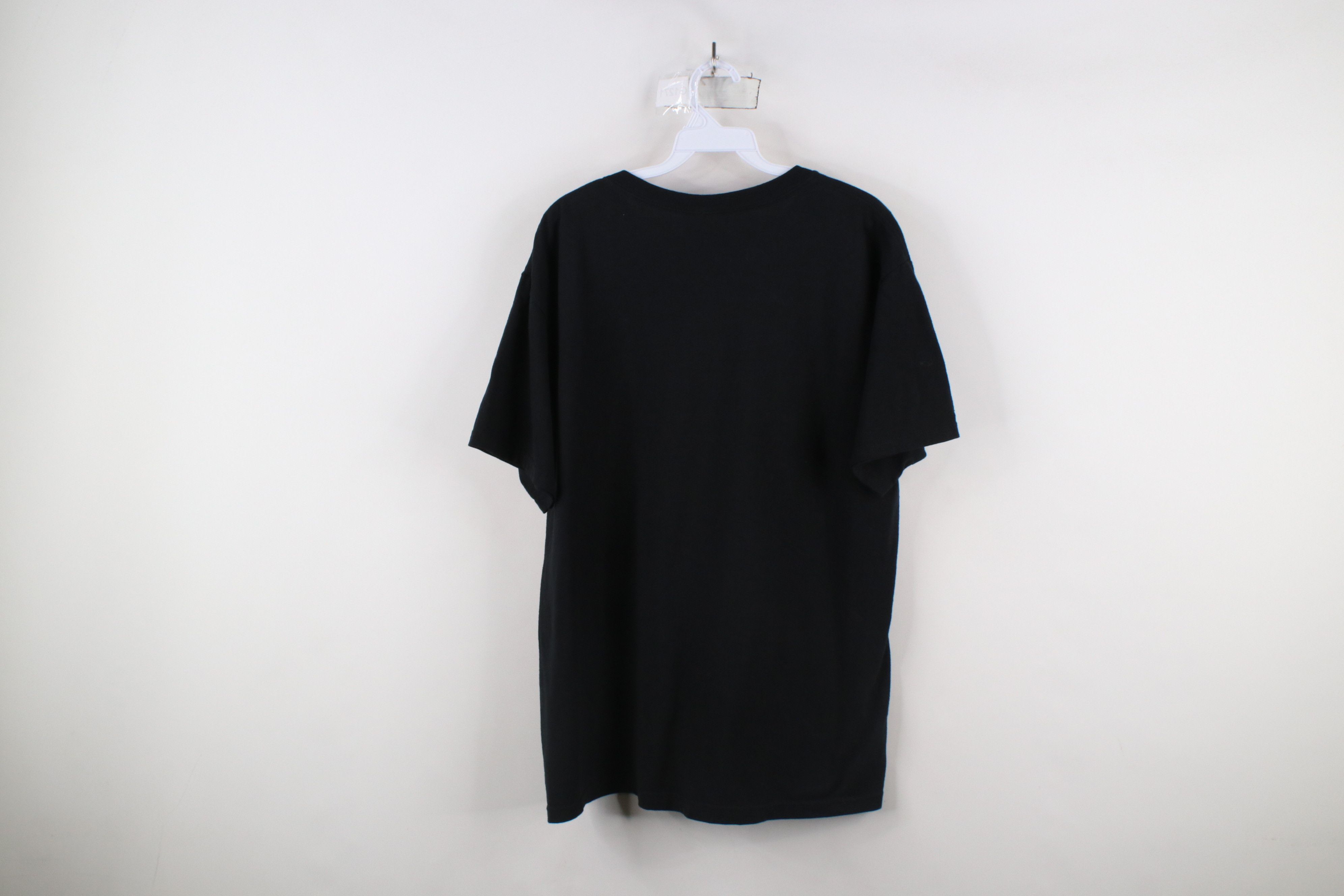 Vintage Vintage 90s Y2K Just One Drop Jesus Blood Sin T-Shirt Black Size US L / EU 52-54 / 3 - 9 Thumbnail