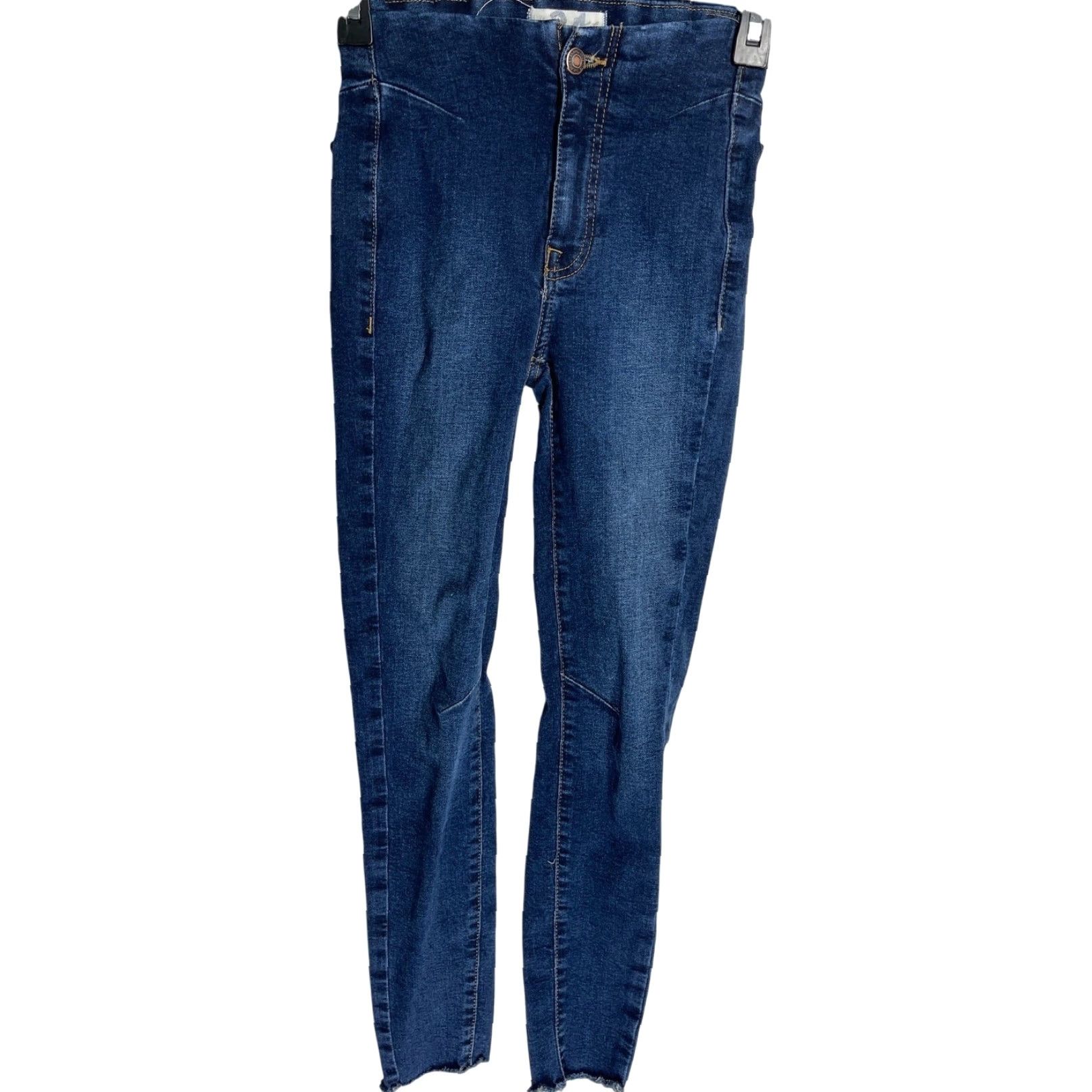 Free People Free People We The Free Skinny Jeans Blue Denim Mid Rise 24 Women's Regular Inseam 26.5 in 5-Pocket Denim Jeans Casual Vintage? No conclu. Size 42" / US 20 - 2 Thumbnail