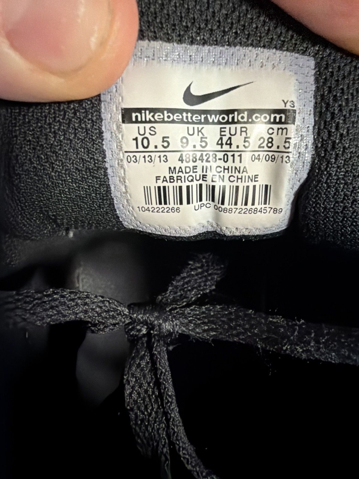 Nike 2 Pairs Of Vintage Nike Prestige Size US 10.5 / EU 43-44 - 15 Thumbnail