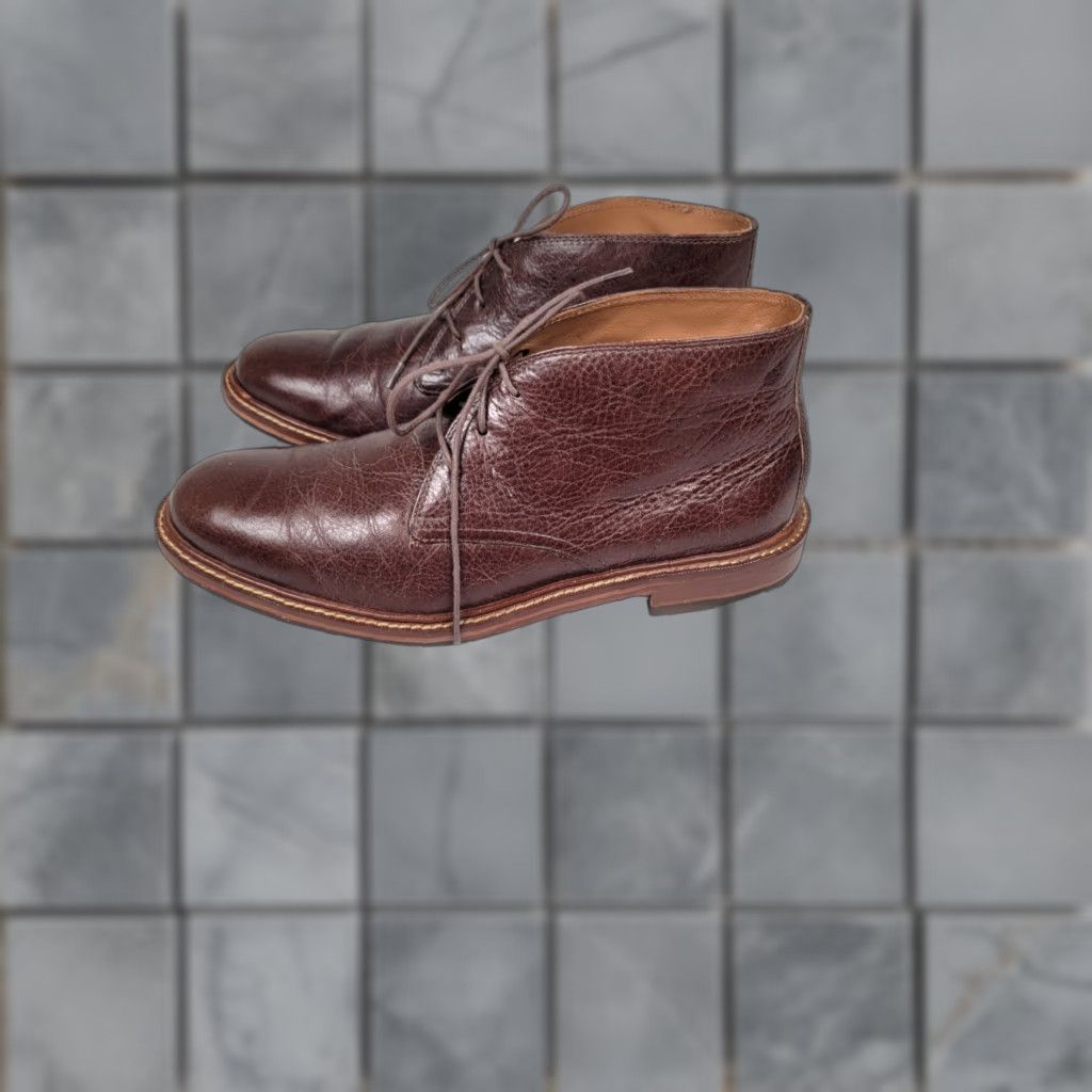Cole Haan Cole Haan Brown Leather Size 8.5 M Chukka Style Lace Up Boots Mens Boots Leather Upper Ankle Shaft City Preppy Comfort Size US 9 / EU 42 - 1 Thumbnail