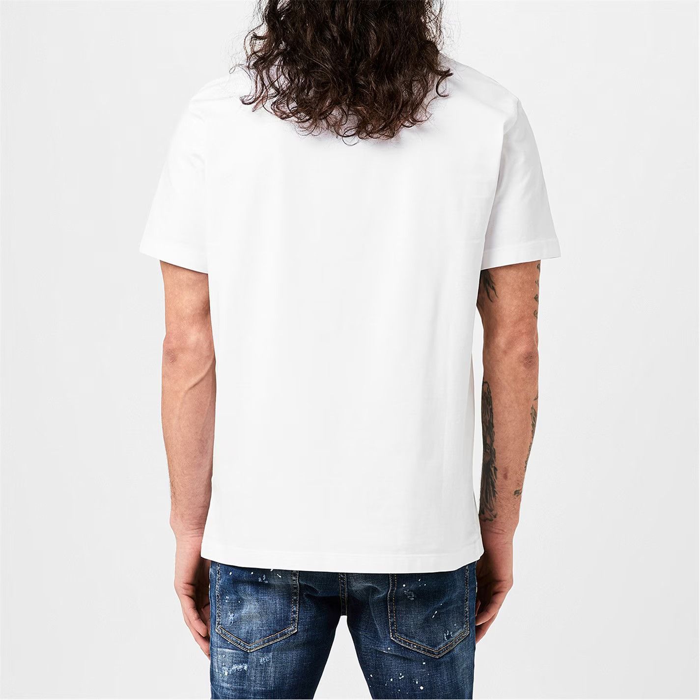 Dsquared2 o1g2r1mq0426 Logo Print T-Shirt in White Size US XL / EU 56 / 4 - 3 Thumbnail
