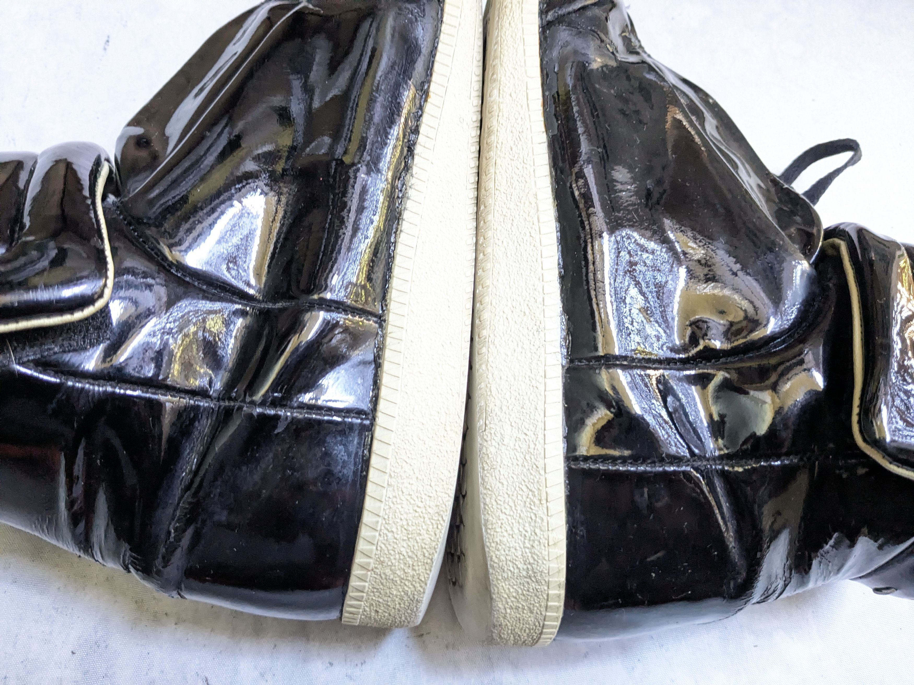 Maison Margiela Maison Margiela Future Black Patent Leather 9 42 High Tops Size US 9 / EU 42 - 14 Thumbnail