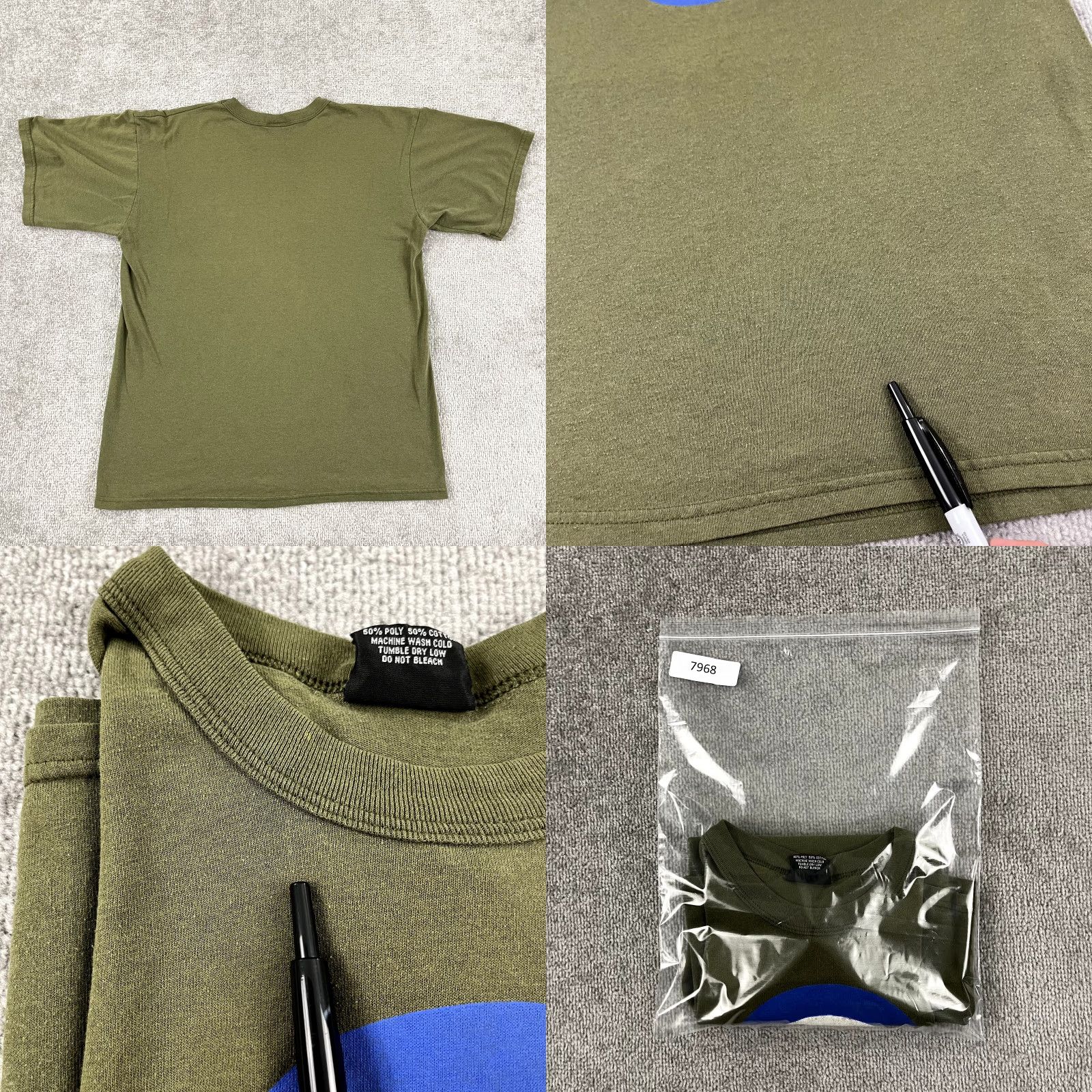Rothco VINTAGE Rothco Army Green Graphic Tee Men Large British Roundel Symbol T-Shirt Size US L / EU 52-54 / 3 - 8 Thumbnail