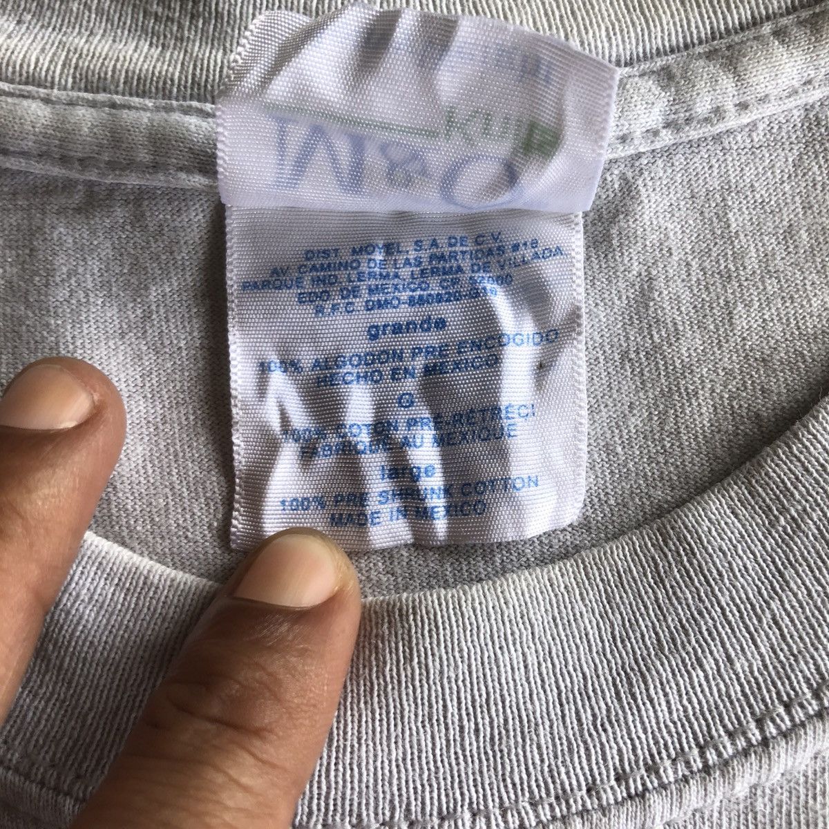 Vintage John Mayer Summer Tour 2002 Light Gray Size L Size US L / EU 52-54 / 3 - 14 Thumbnail