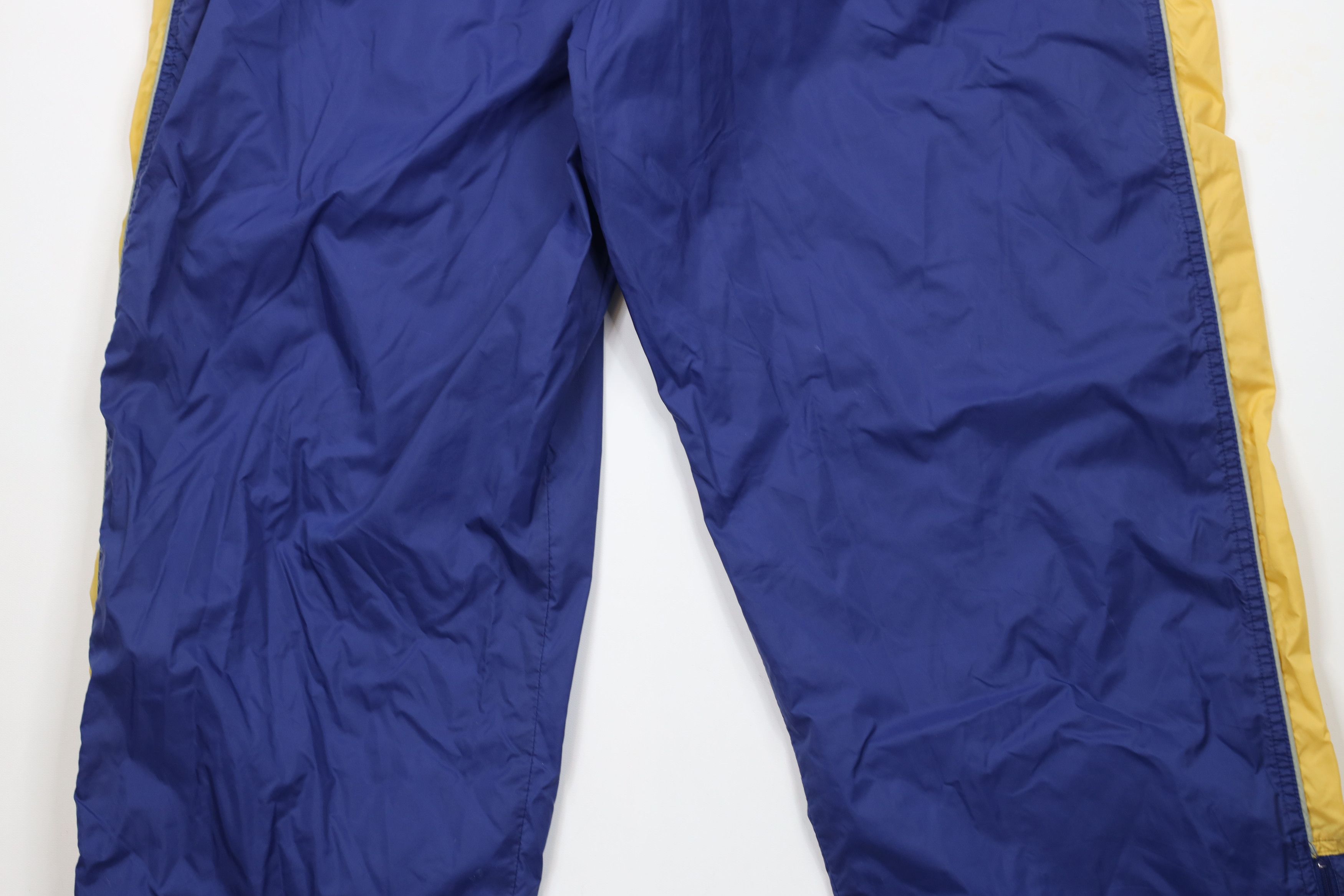 Nike × Vintage Vintage 90s Nike Swoosh Lined Wide Leg Windbreaker Pants Size US 40 / EU 56 - 14 Thumbnail