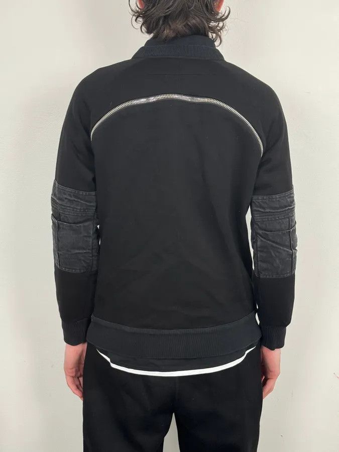 Givenchy AW2016 Givenchy Black Back-Zip Denim Sweater by Riccardo Tisci Size US M / EU 48-50 / 2 - 3 Thumbnail