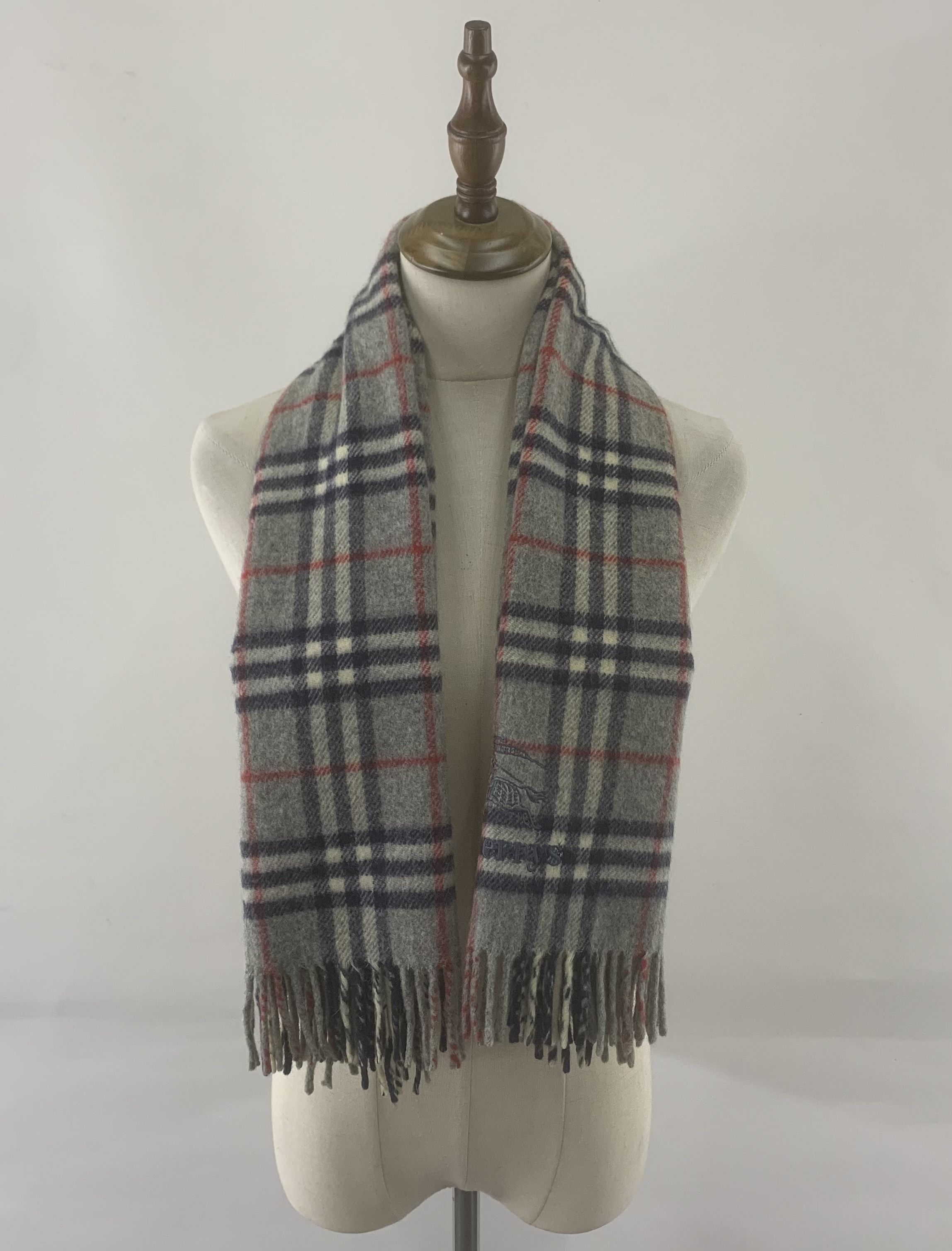 Burberry Burberry Scarf Wool Muffler Neck Wrap BL9280 Size ONE SIZE - 1 Thumbnail