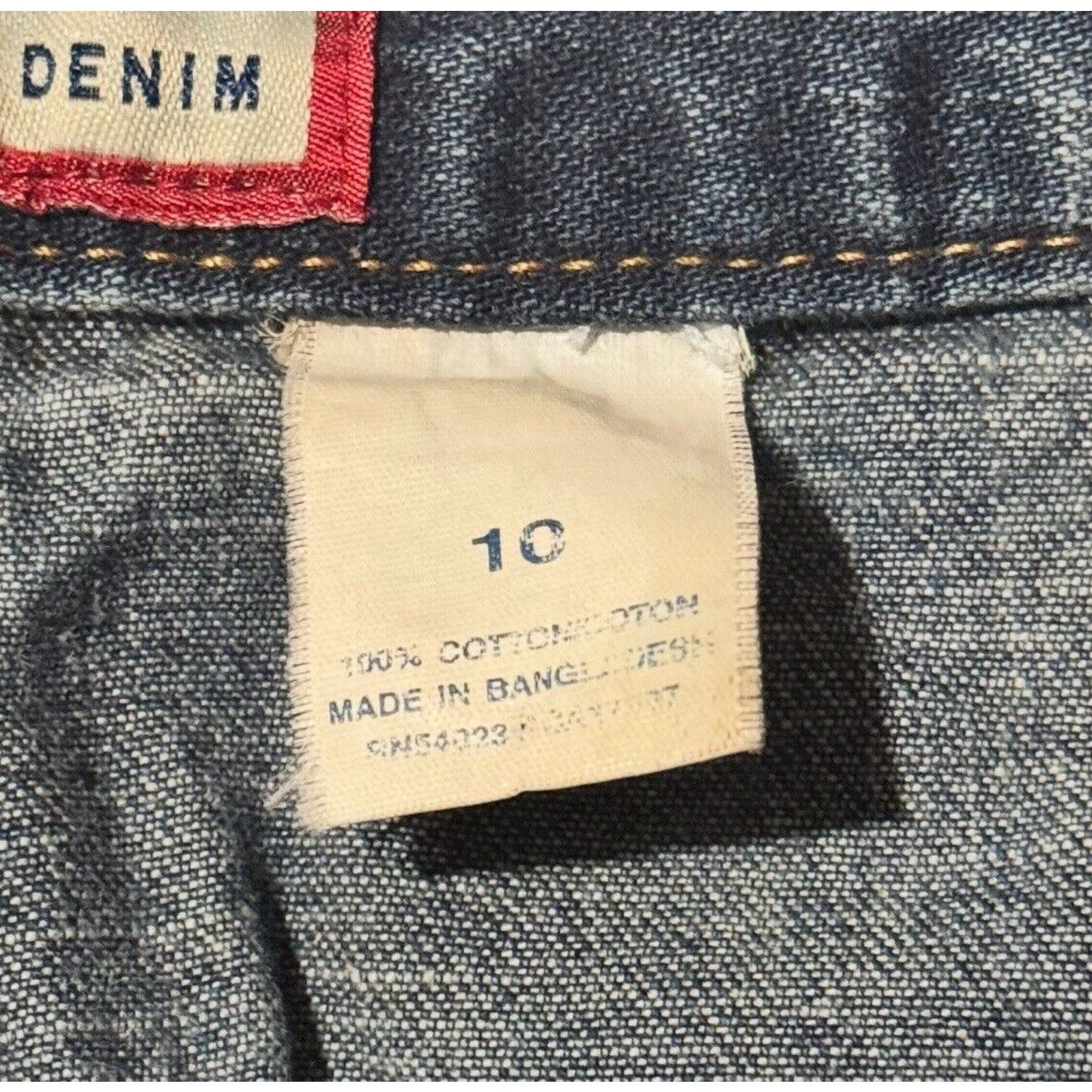 Old Navy Old Navy Jean Skirt Size 10 Straight Y2K Grunge Streetwear Size 32" / US 10 / IT 46 - 5 Thumbnail