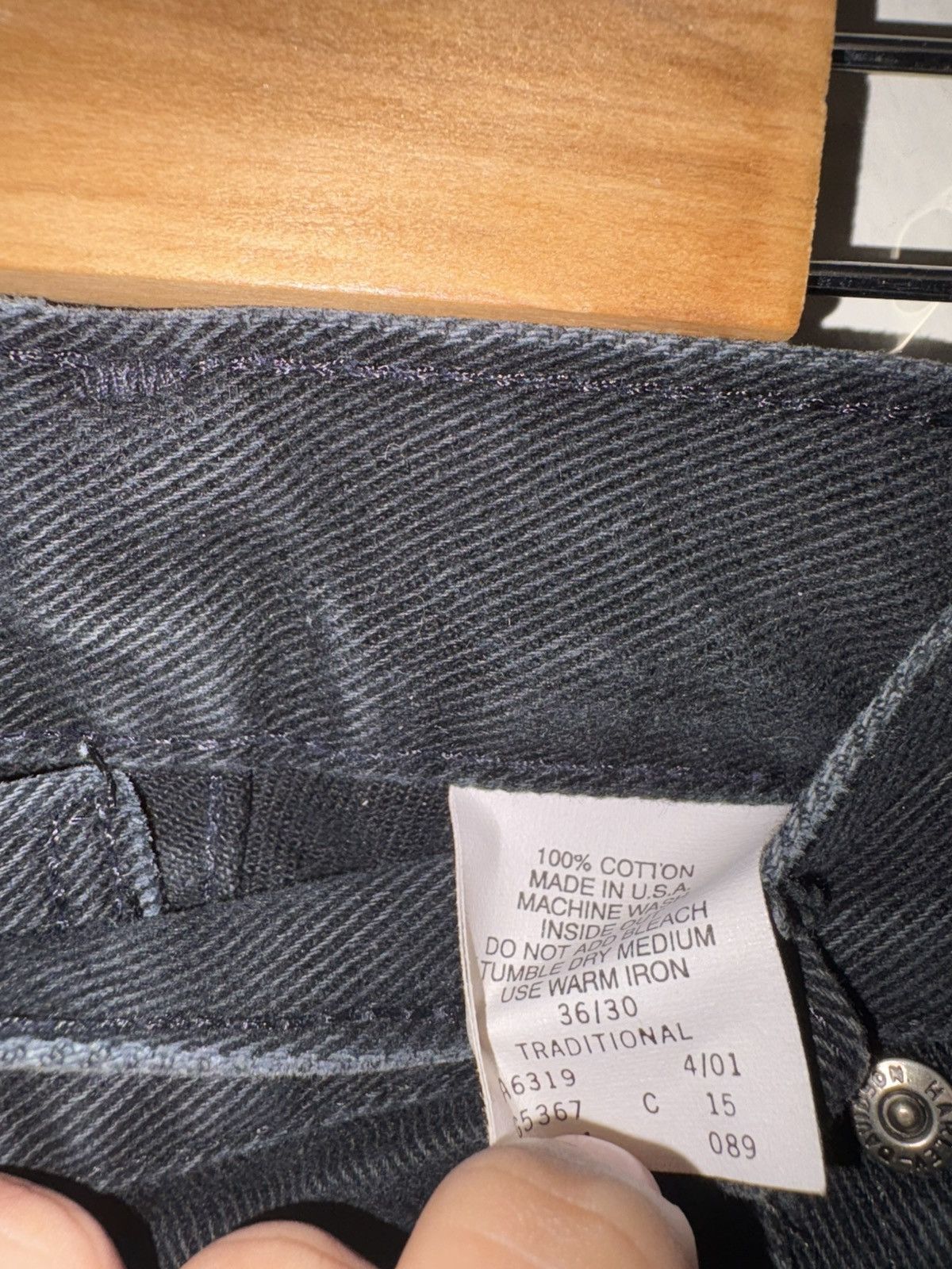 Harley Davidson 90s Harley Davidson black denim jeans Size 36x30 Size US 36 / EU 52 - 6 Thumbnail