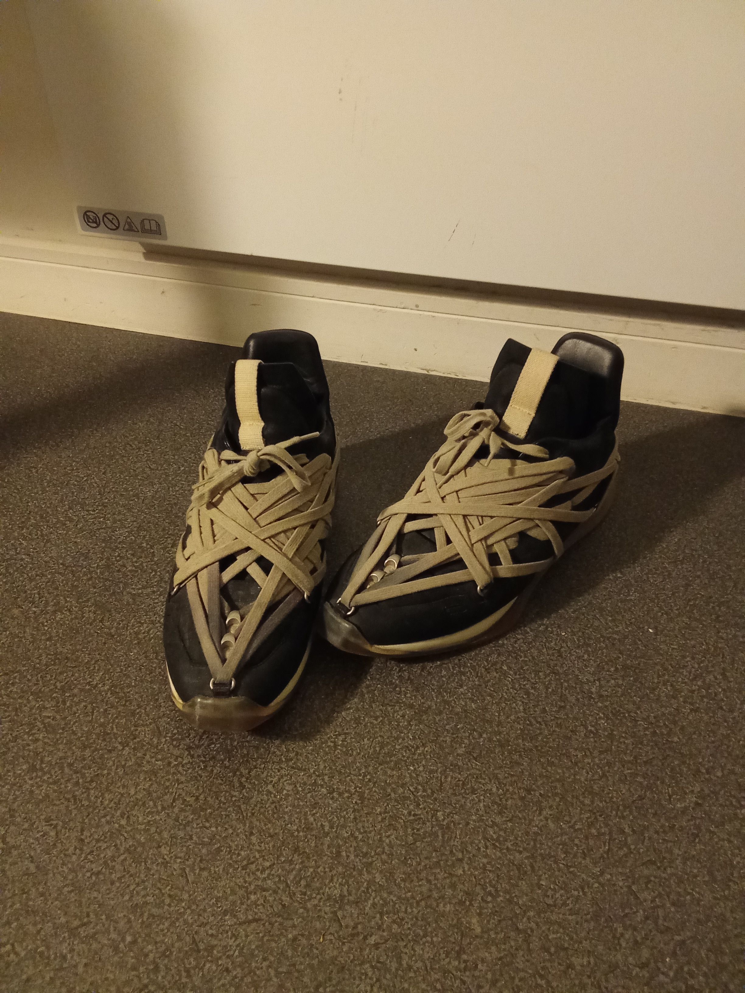 Rick Owens Megalace Runner Size US 9 / EU 42 - 1 Thumbnail
