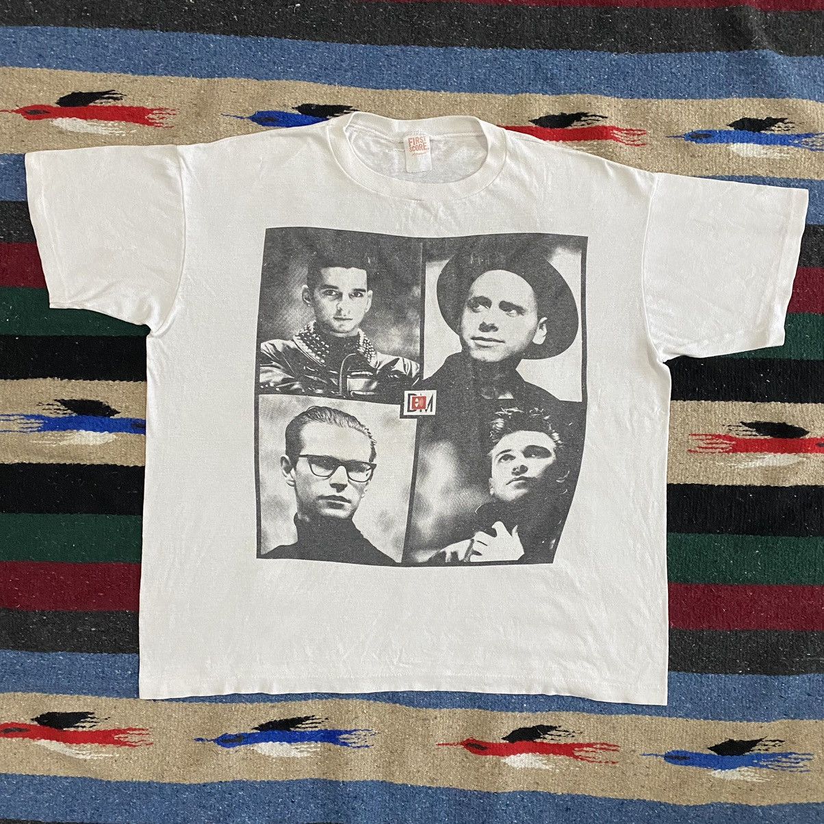 image of Band Tees x Tour Tee Vintage 80's Depeche Mode T-Shirt in White, Men's (Size 2XL)