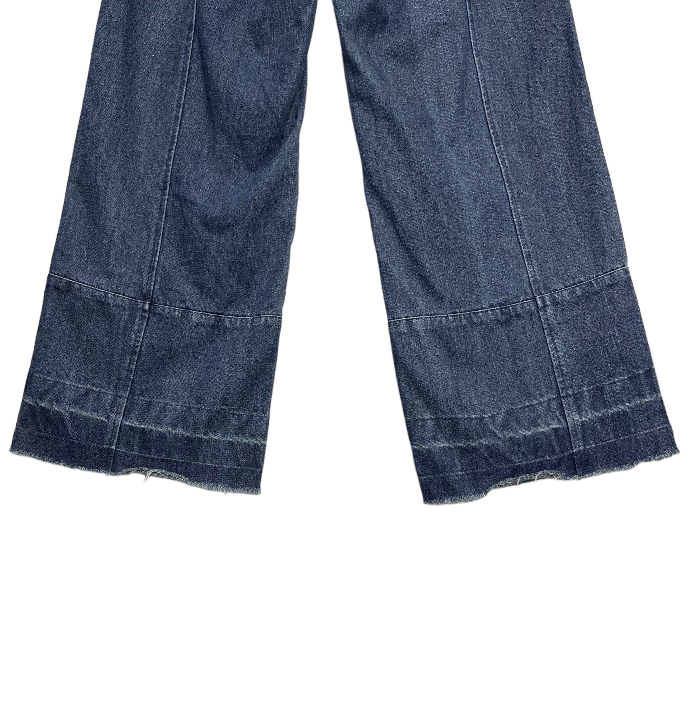 go slow caravan 🔥Vintage GO SLOW CARAVAN Elastic Waist Wide Leg Denim Size 30" / US 8 / IT 44 - 12 Thumbnail