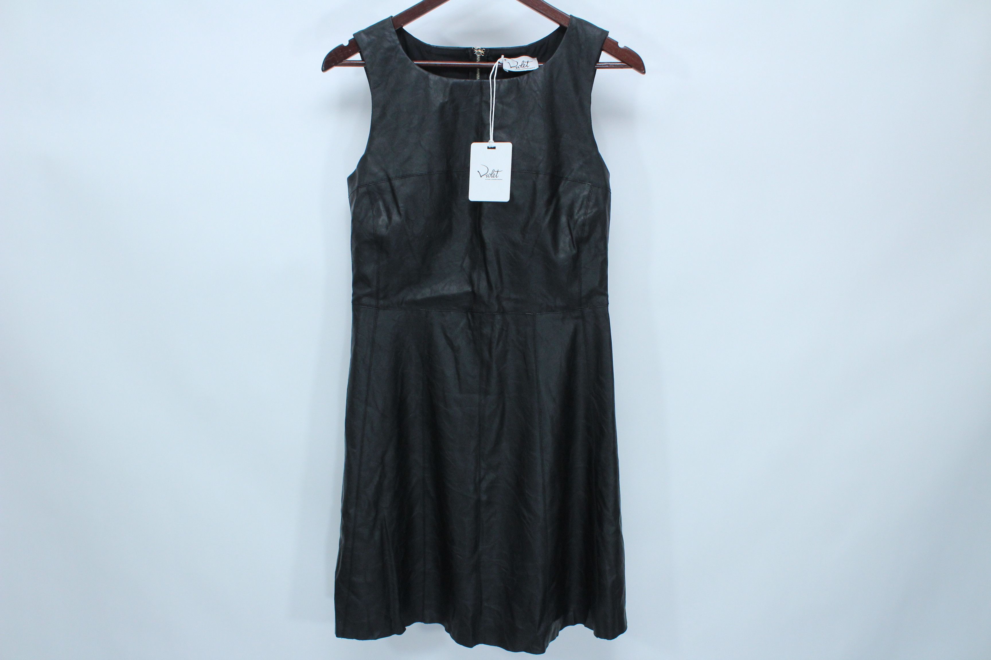 Vintage Atos Lombardini Violet Dress Womens Size 42 Made In Italy Size M / US 6-8 / IT 42-44 - 2 Thumbnail