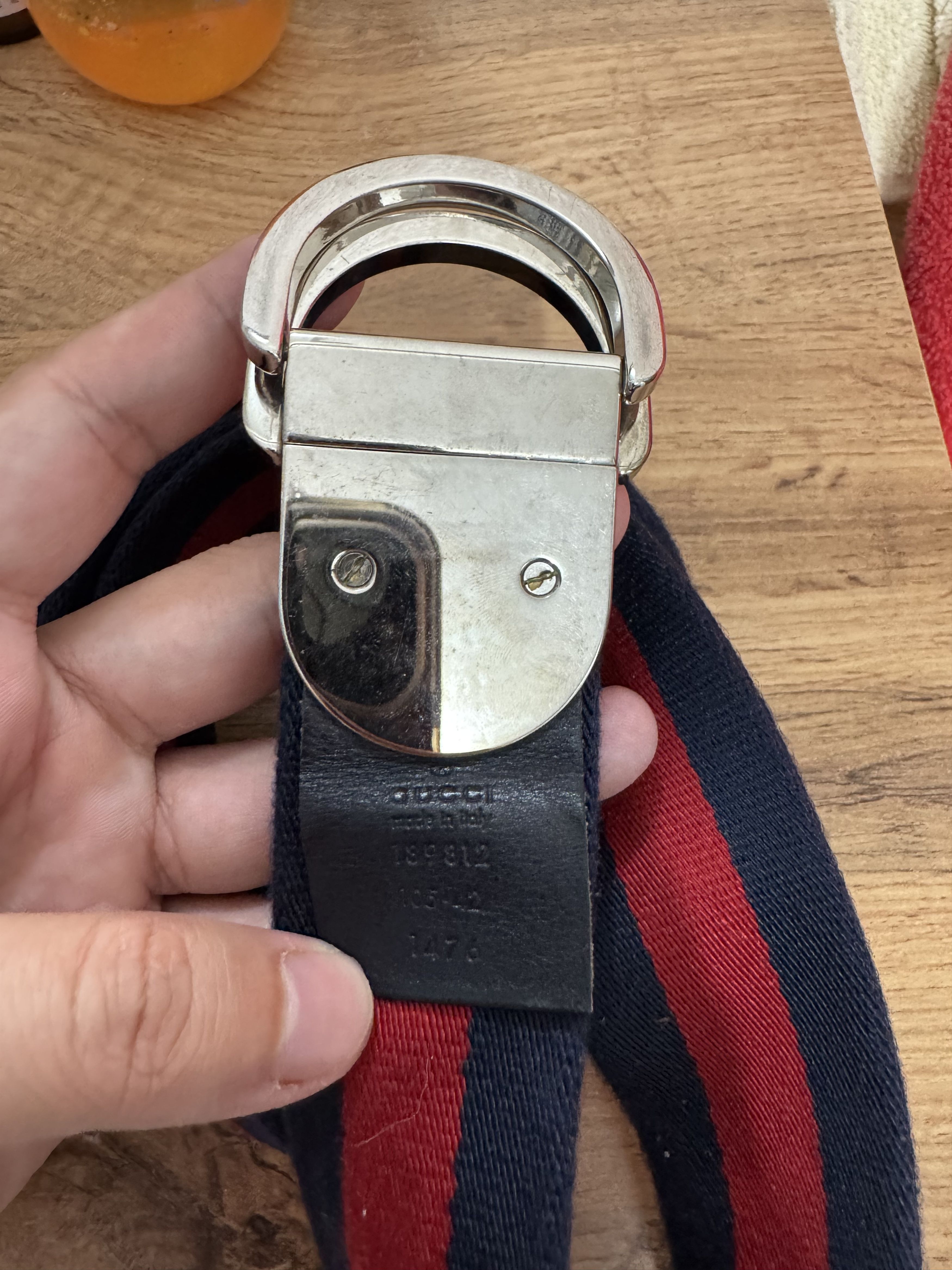 Gucci Gucci vintage authentic web belt Size 42 - 3 Thumbnail