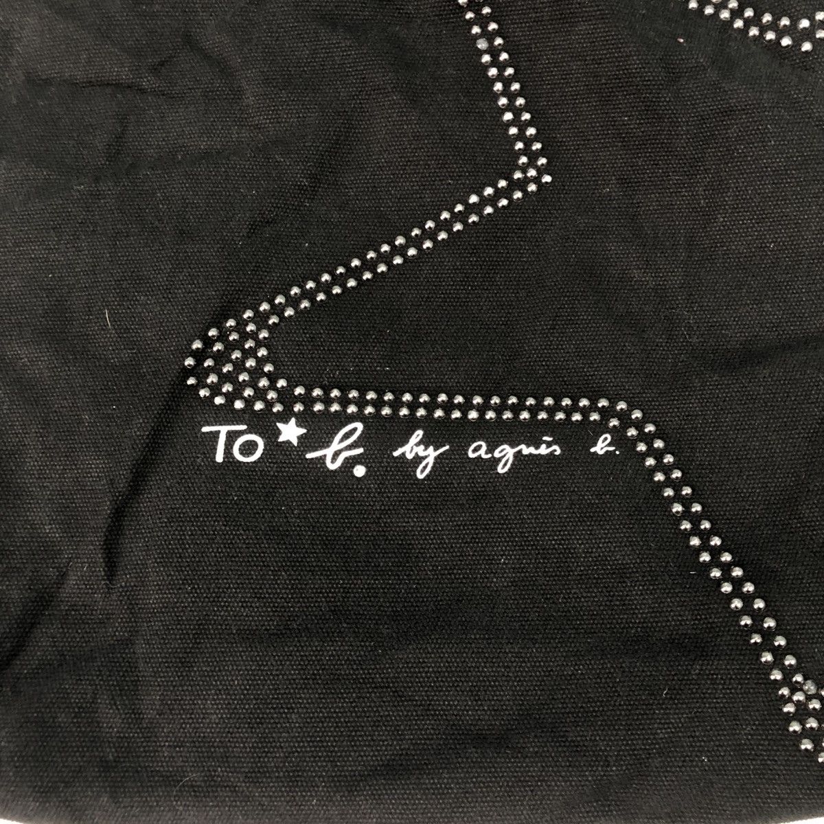 agnes b. AGNES B. TO BE STAR CANVAS TOTE BAG Size ONE SIZE - 3 Thumbnail
