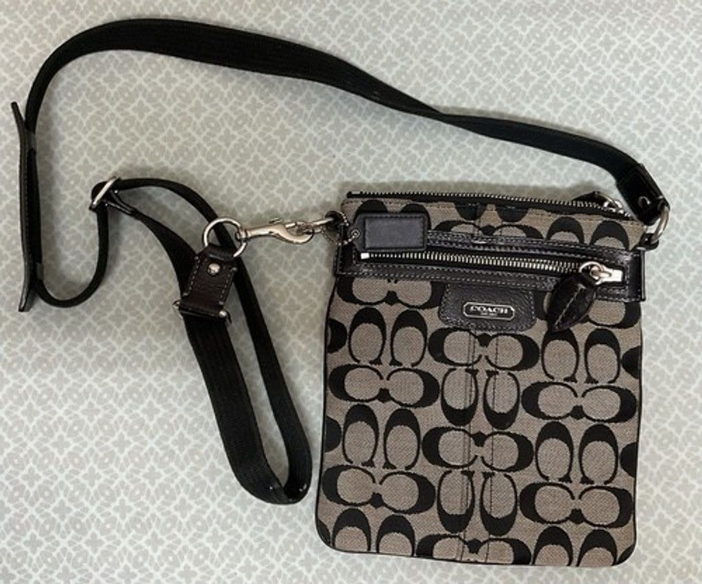 Coach Coach Cavan Signature Leather Trim Crossbody Bag 8.5" X 7" Size ONE SIZE - 8 Thumbnail