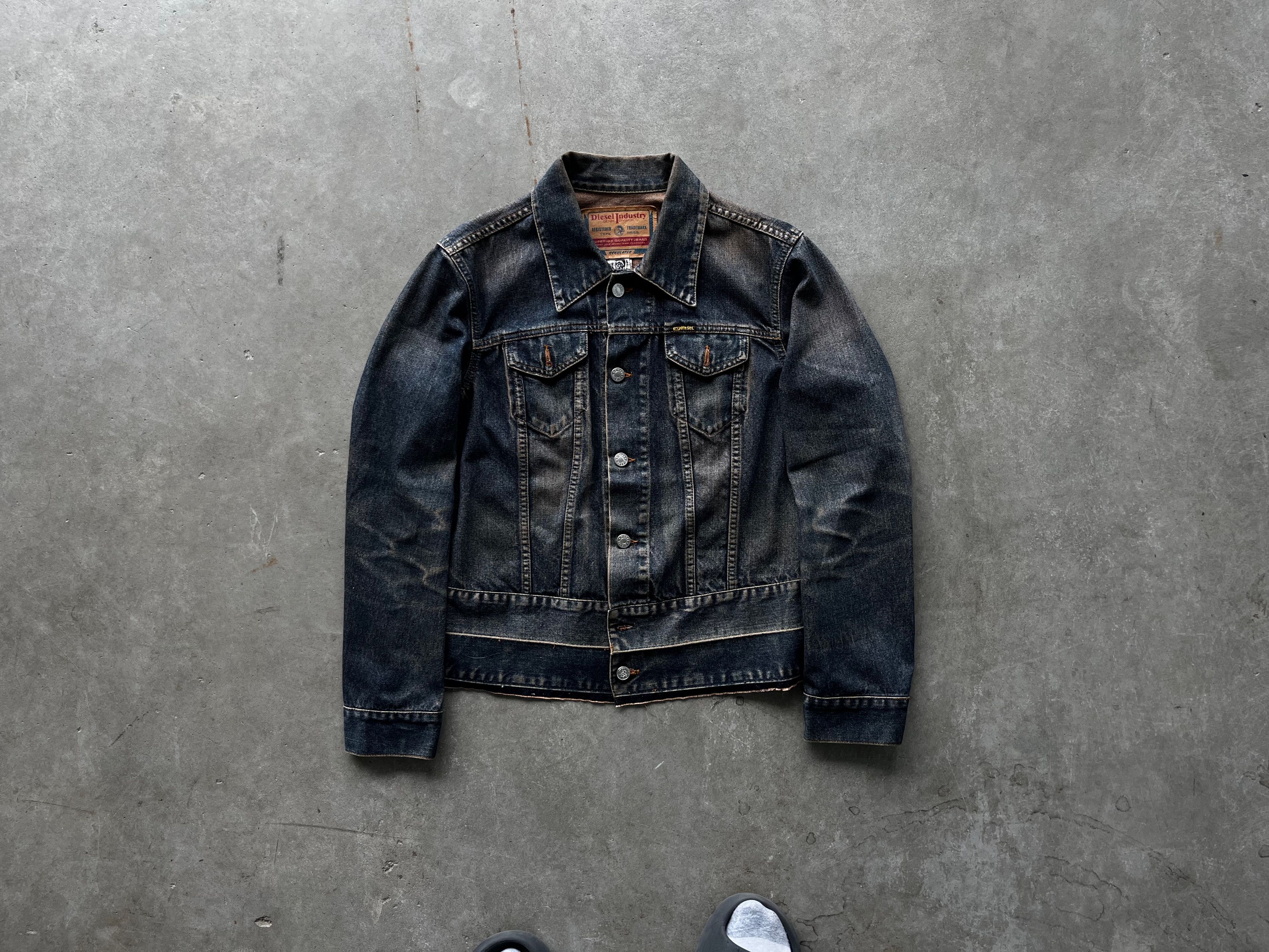 Designer × Diesel Vintage Diesel Denim Jacket Classic Faded Wash Size US M / EU 48-50 / 2 - 1 Thumbnail