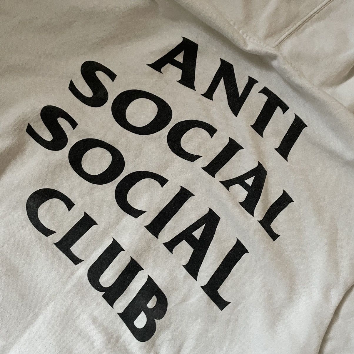 Anti Social Social Club Vintage Anti Social Social Club Boxy Fit White Hoodie Size US M / EU 48-50 / 2 - 3 Thumbnail