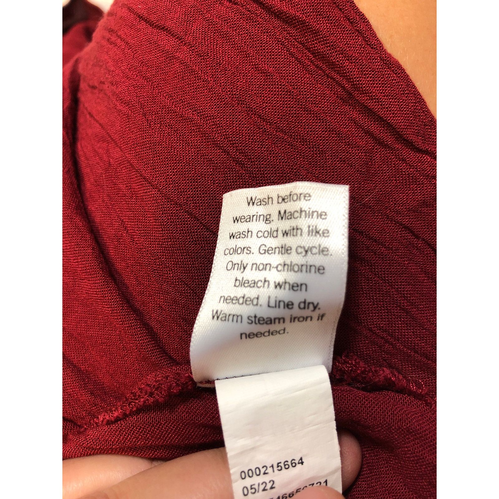 Sonoma Women's Sonoma Goods for Life Red Maturnity Shirt Size M / US 6-8 / IT 42-44 - 7 Thumbnail