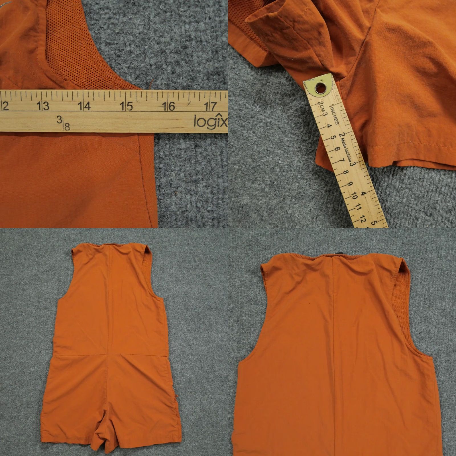 Nike Nike Romper Womens Small Orange Icon Clash Sleeveless Outdoors Size 28" / US 6 / IT 42 - 8 Thumbnail