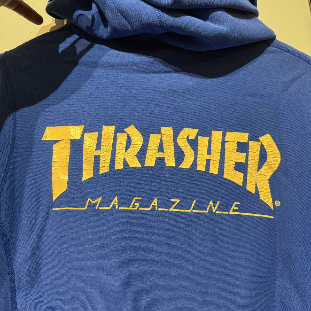 Supreme × Thrasher 2015 Supreme x Thrasher Magazine Pullover Hoodie Royal Blue Size US S / EU 44-46 / 1 - 6 Thumbnail
