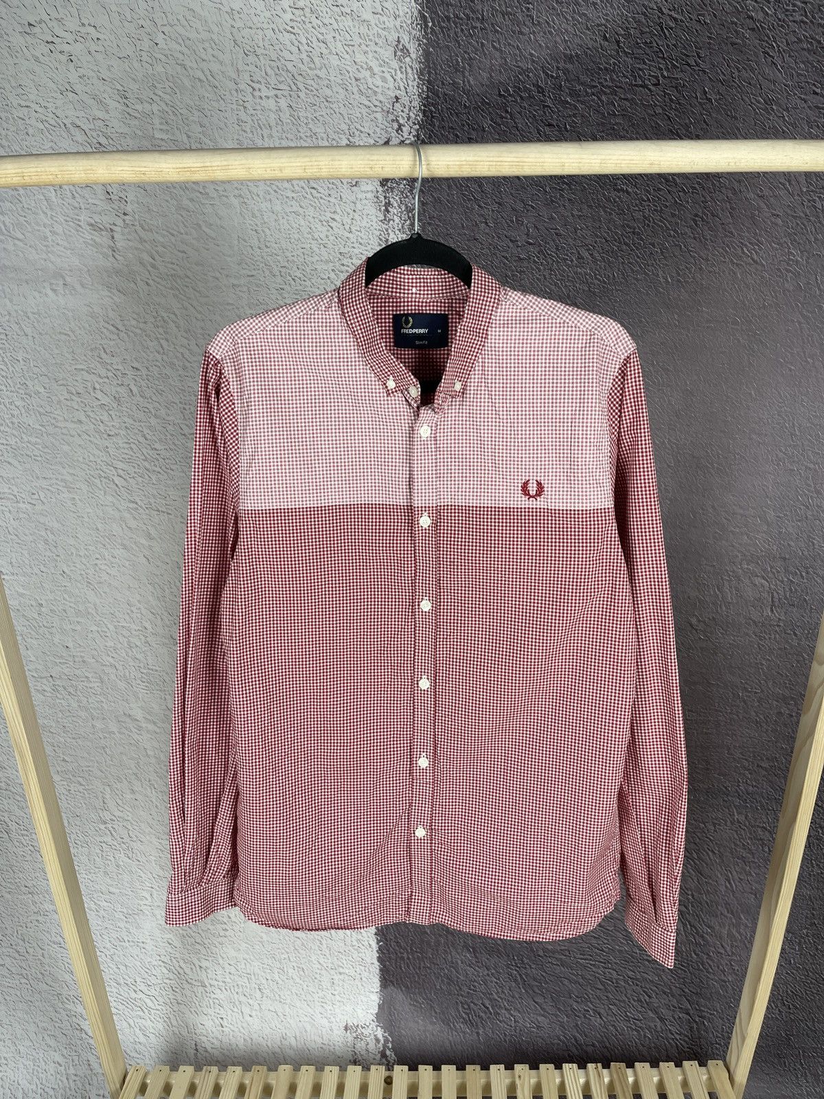 Fred Perry Fred Perry red checkered long sleeve shirt Size US M / EU 48-50 / 2 - 1 Thumbnail