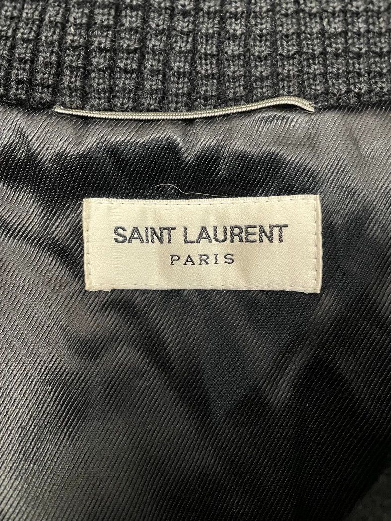 Saint Laurent Paris Saint Laurent Paris Leather patchwork calf leather baseball Size US S / EU 44-46 / 1 - 4 Thumbnail