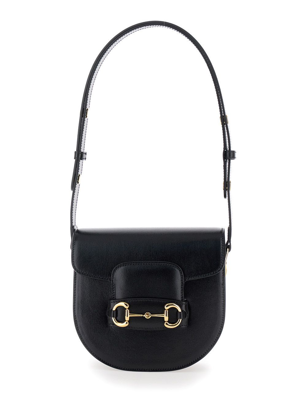 Gucci 'Gucci Horsebit 1955' Mini Black Shoulder Bag with Horsebit Detail in Leather Woman Size ONE SIZE - 1 Thumbnail
