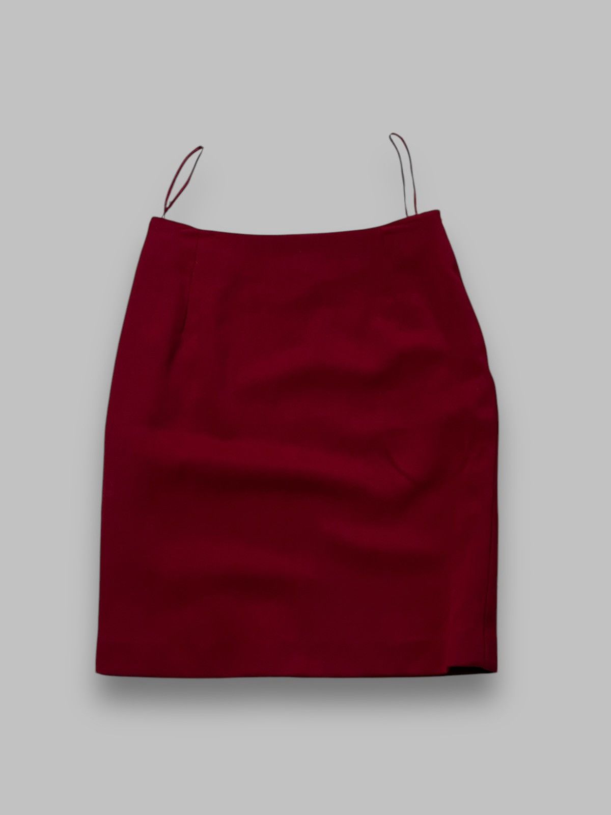 Ralph Lauren × Ralph Lauren Purple Label × Vintage Vintage Ralph Lauren Collection Purple Label Hot Red Skirt Size 30" / US 8 / IT 44 - 2 Thumbnail