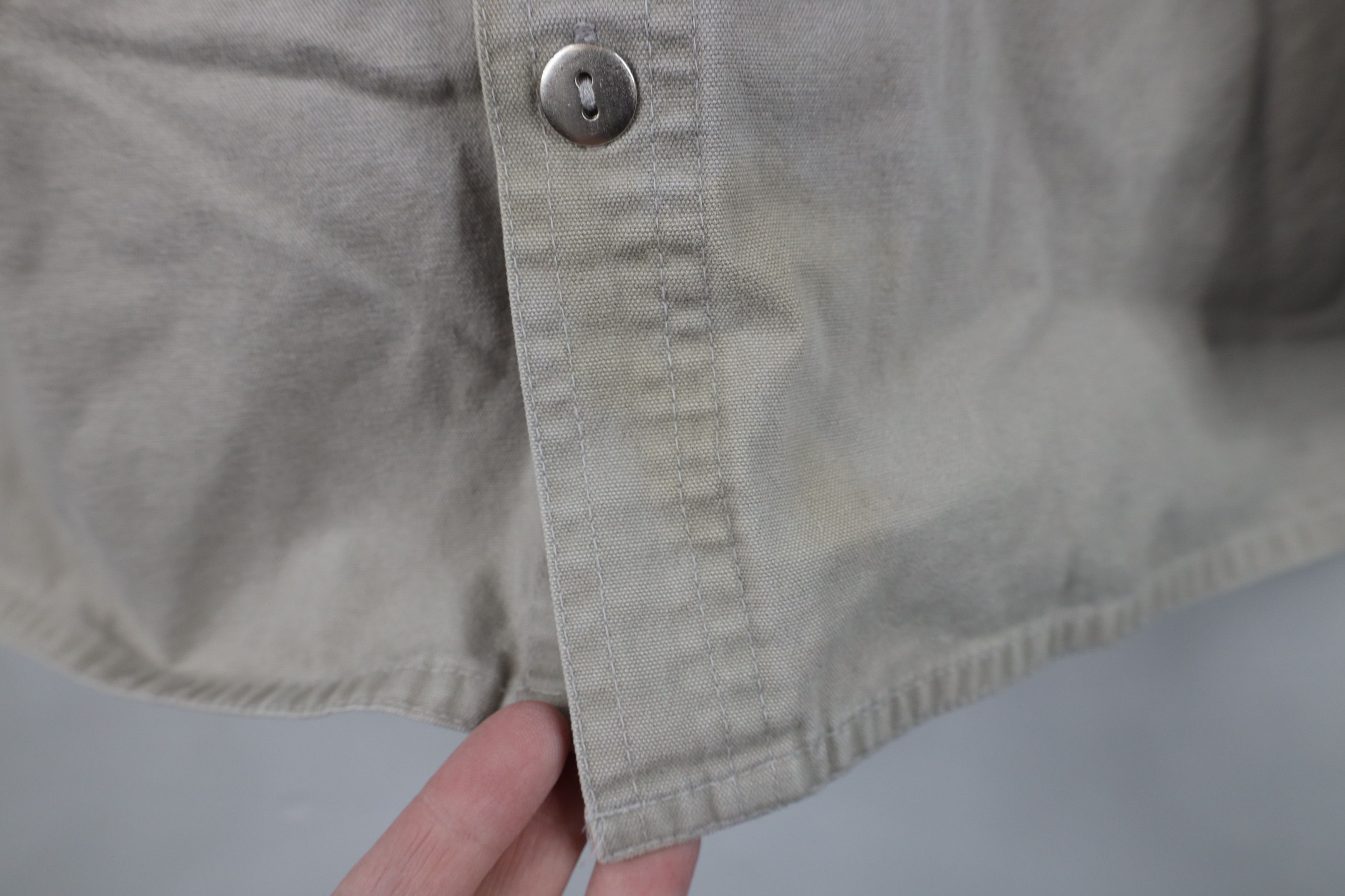 Marlboro Vintage 90s Marlboro Heavy Western Cowboy Button Shirt Gray Size US XL / EU 56 / 4 - 4 Thumbnail