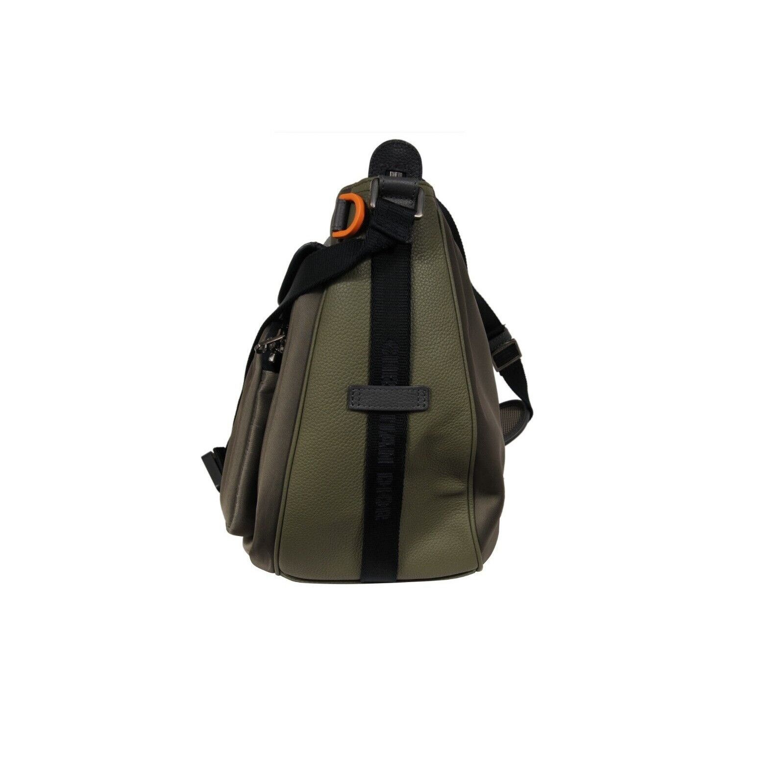 Dior × Sacai Saddle Messenger Bag Olive Green Navy Blue Leather Size ONE SIZE - 9 Thumbnail